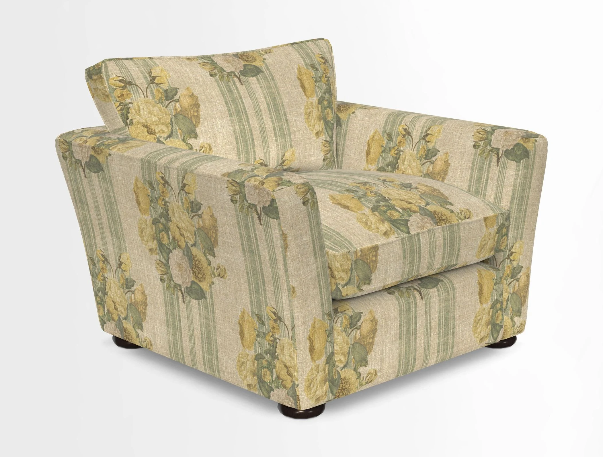 Aldeburgh Chair in Two Tone Plain Biscuit