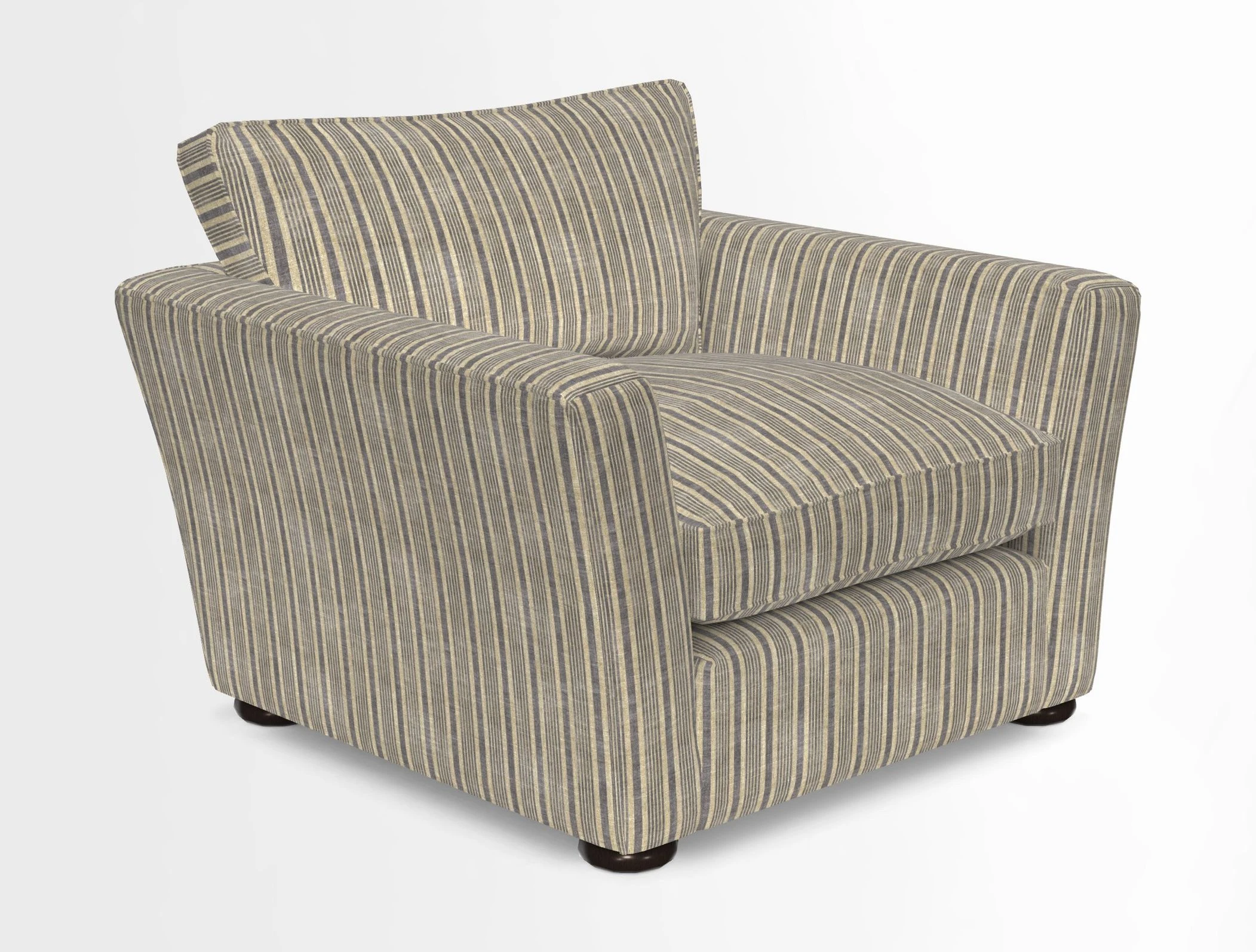 Aldeburgh Chair in Two Tone Plain Biscuit