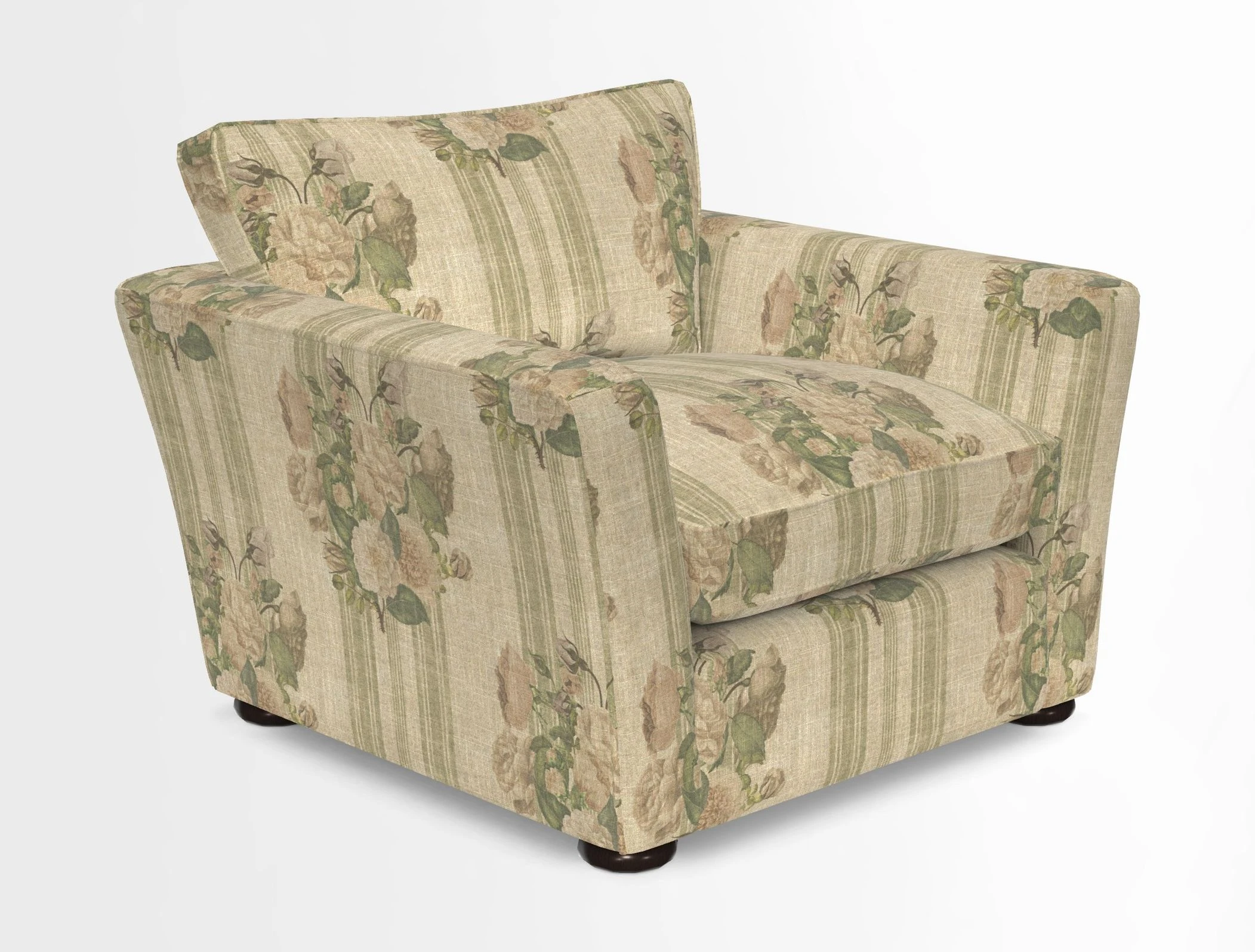 Aldeburgh Chair in Two Tone Plain Biscuit