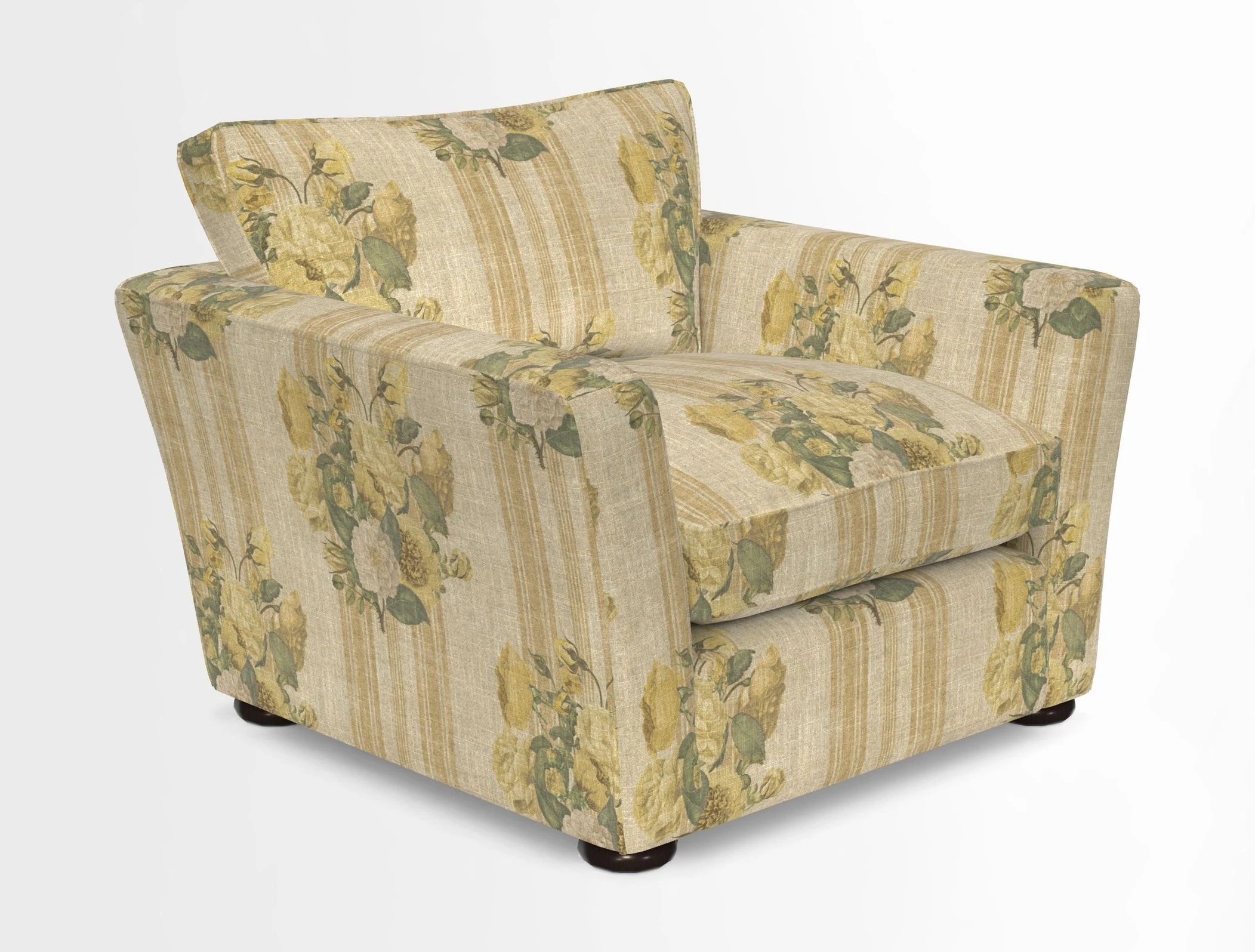 Aldeburgh Chair in Two Tone Plain Biscuit