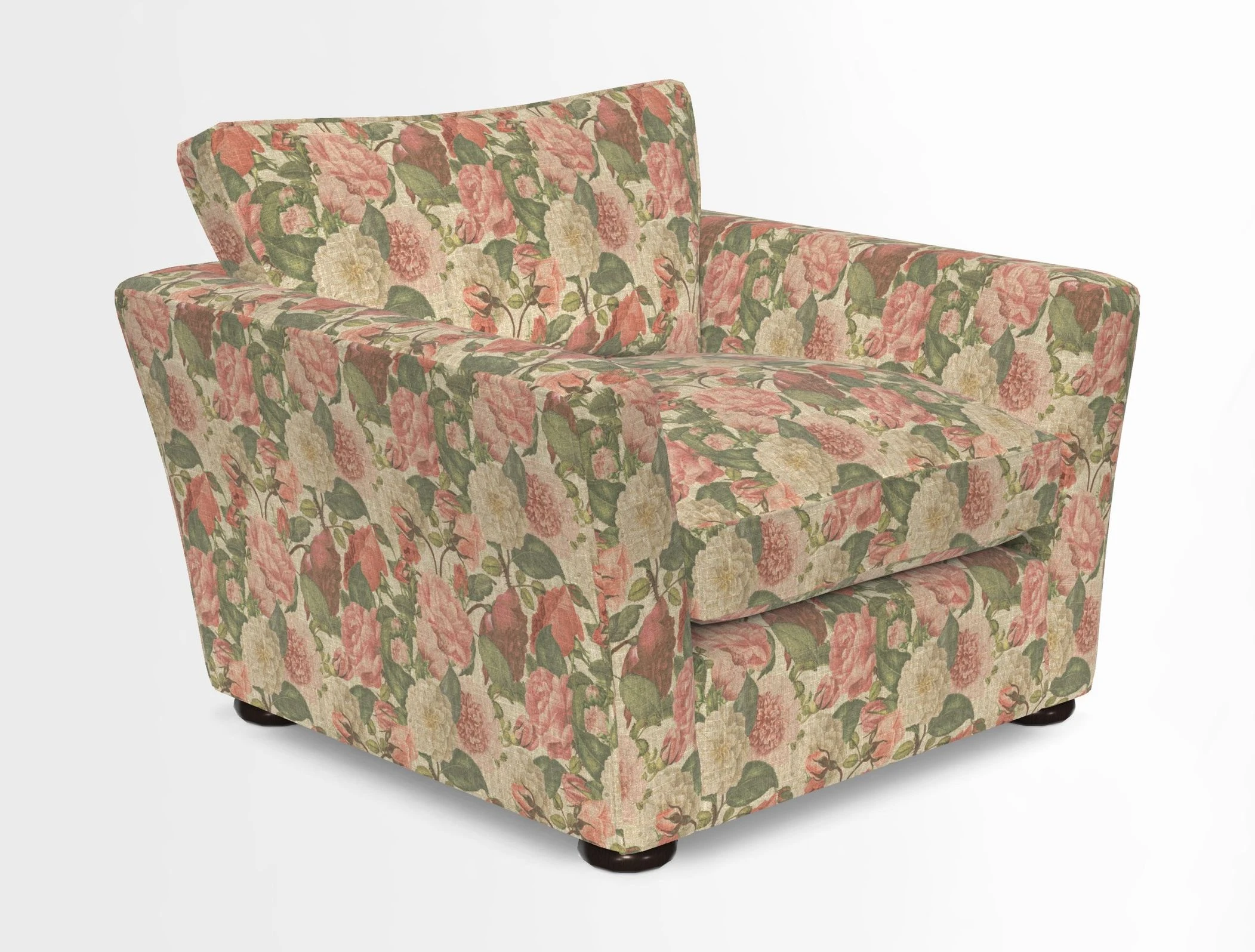 Aldeburgh Chair in Two Tone Plain Biscuit