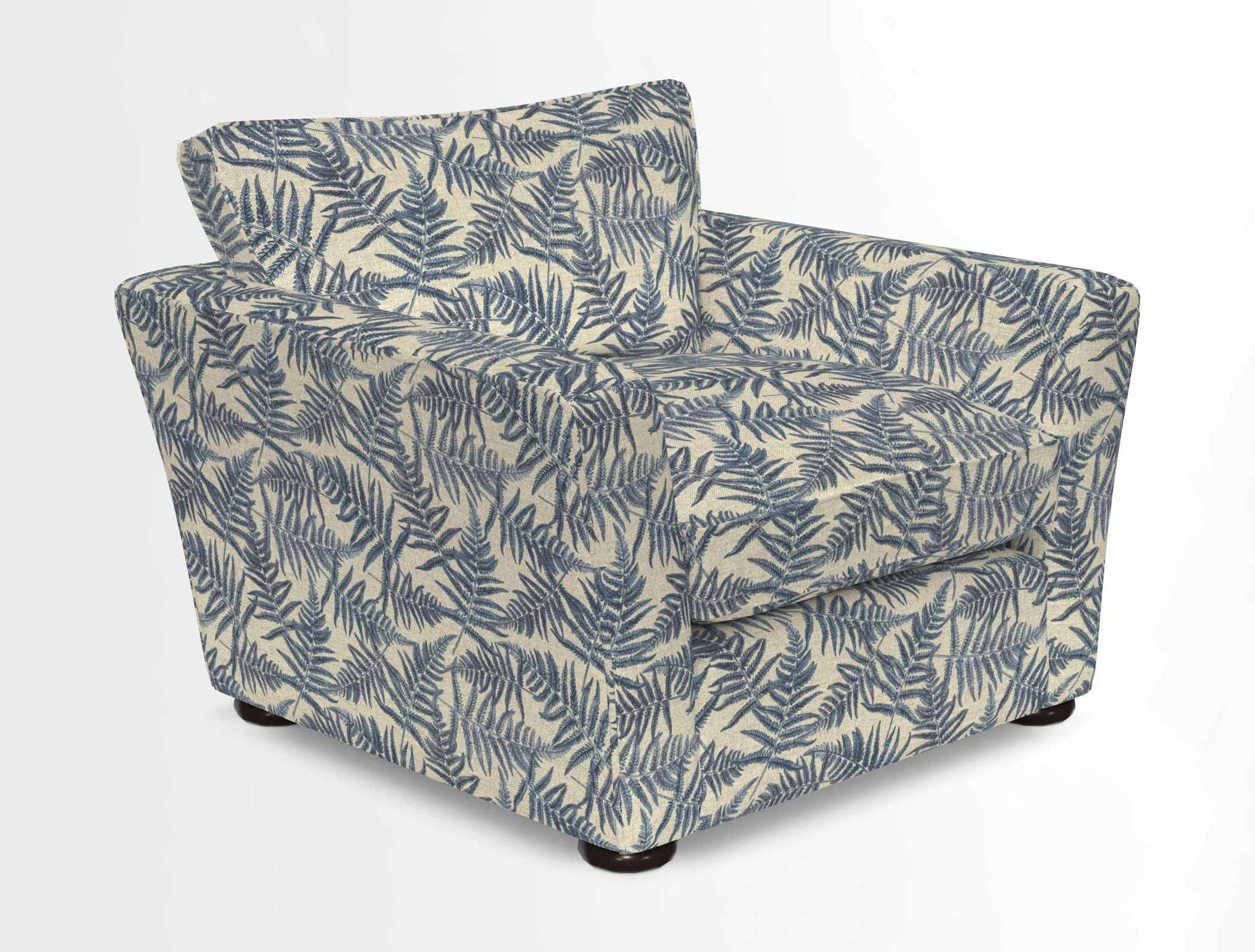 Aldeburgh Chair in Two Tone Plain Biscuit