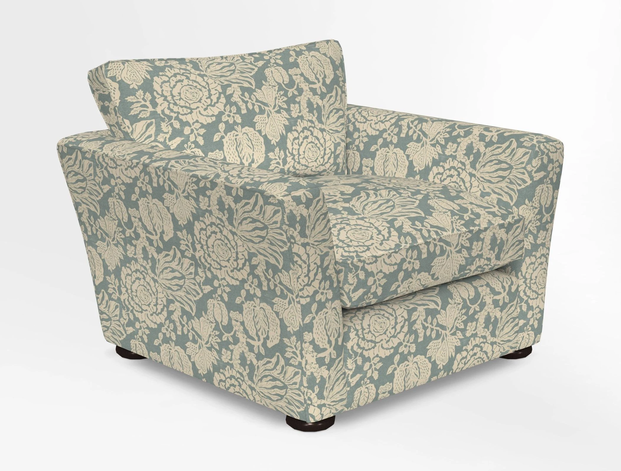 Aldeburgh Chair in Two Tone Plain Biscuit