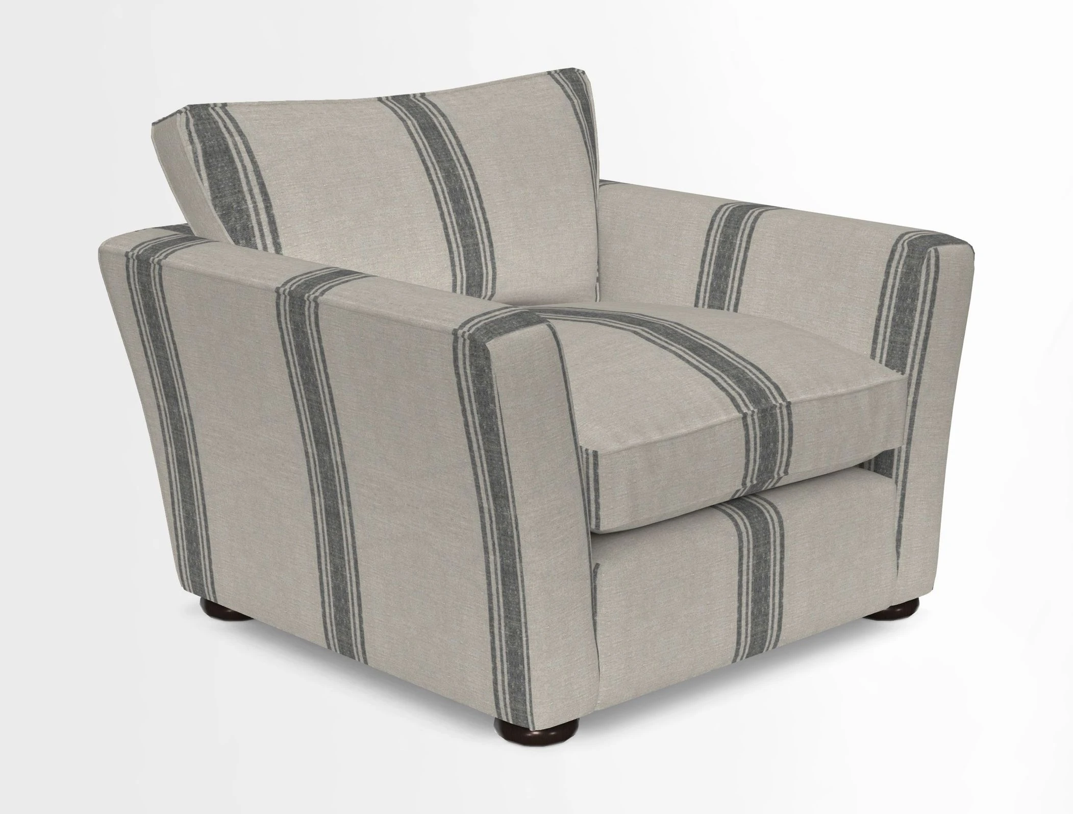 Aldeburgh Chair in Two Tone Plain Biscuit