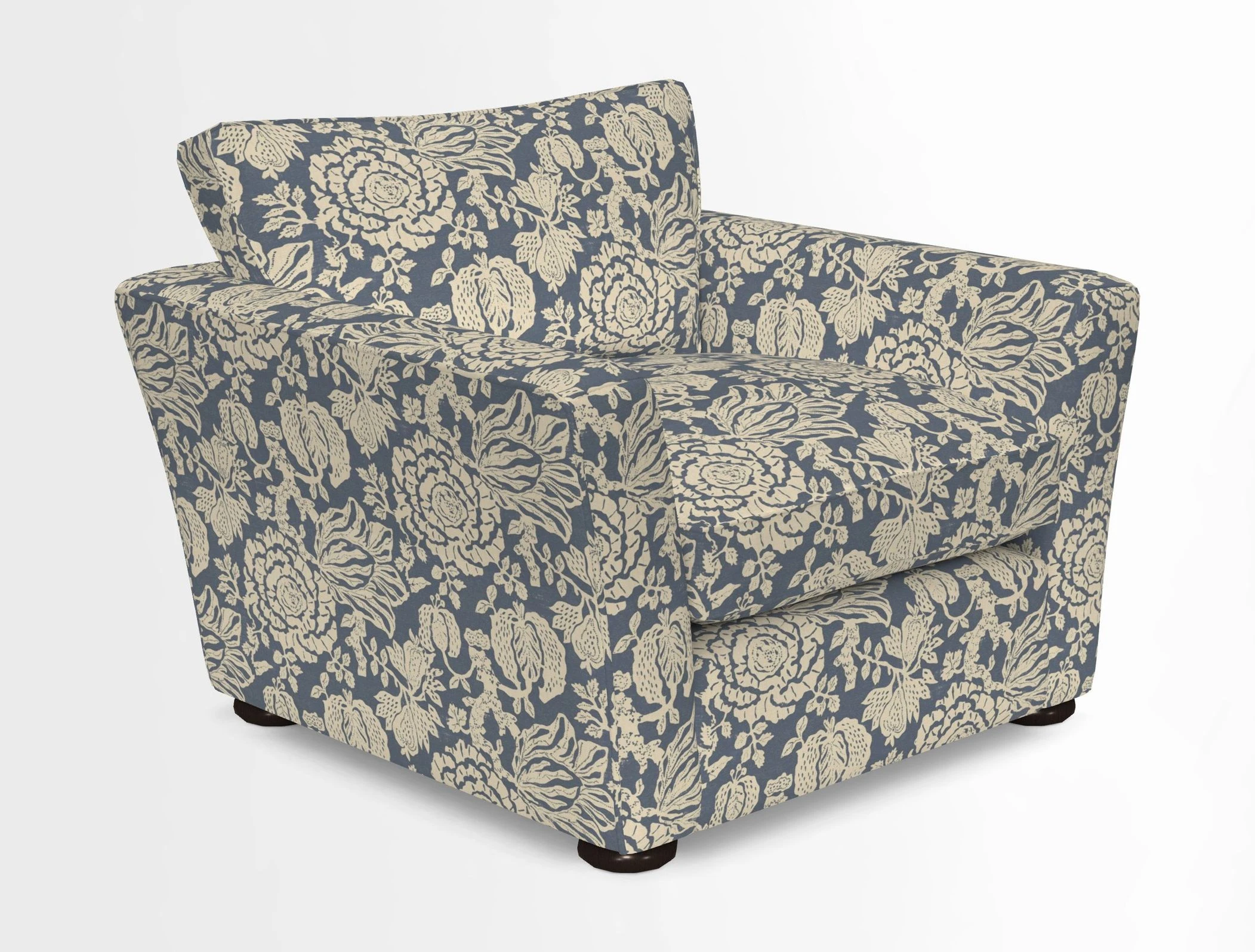 Aldeburgh Chair in Two Tone Plain Biscuit