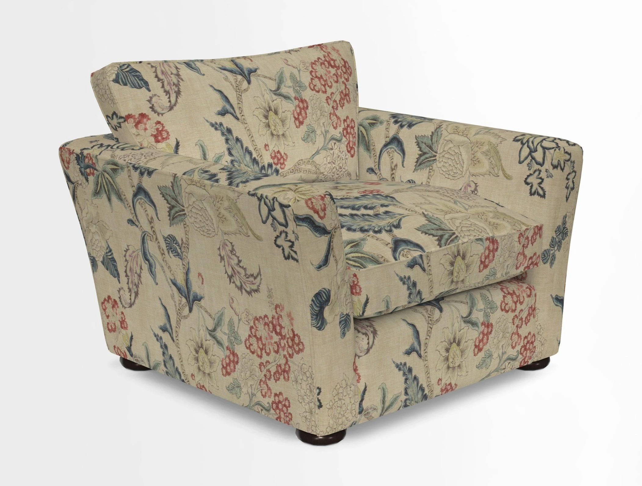 Aldeburgh Chair in Two Tone Plain Biscuit