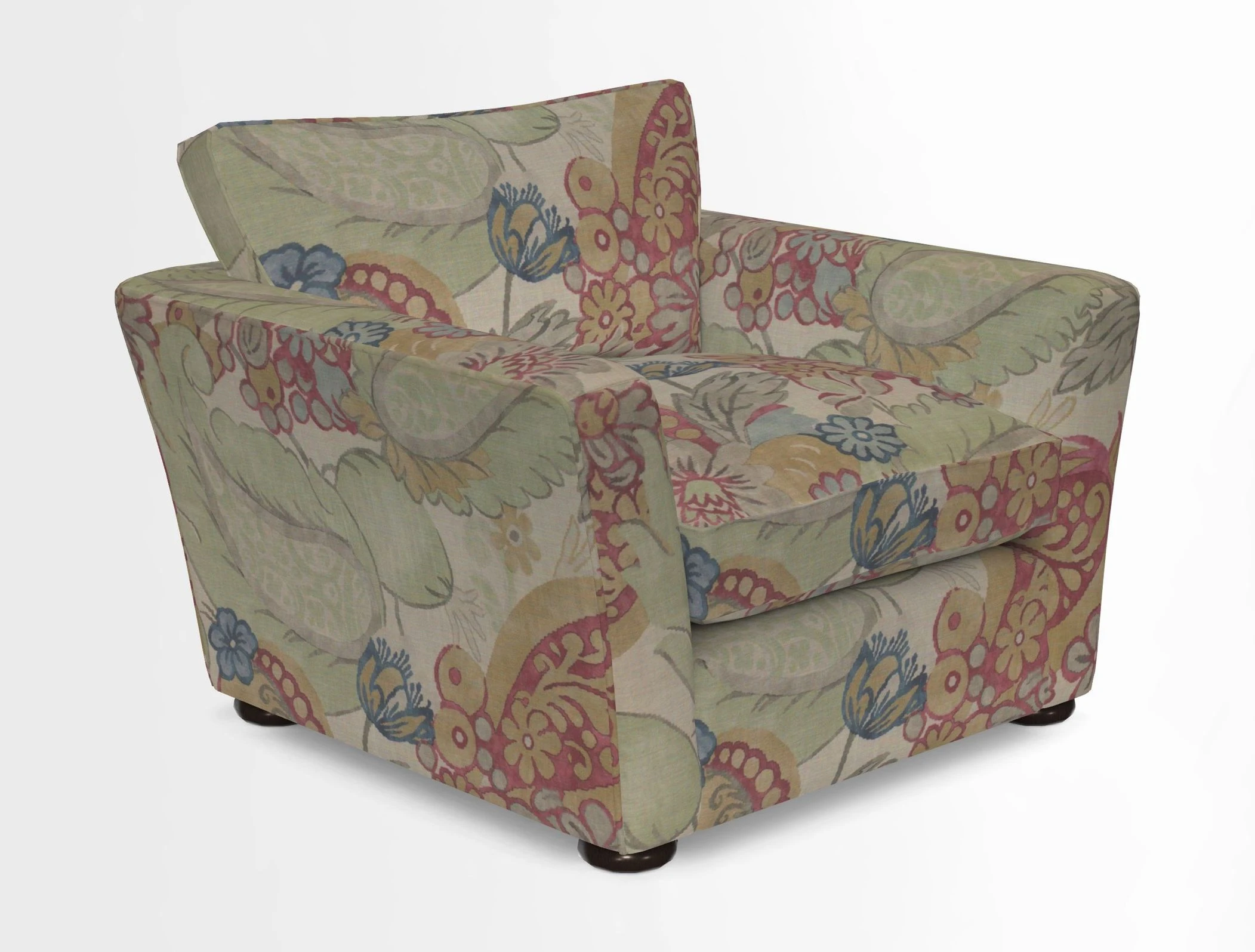 Aldeburgh Chair in Two Tone Plain Biscuit