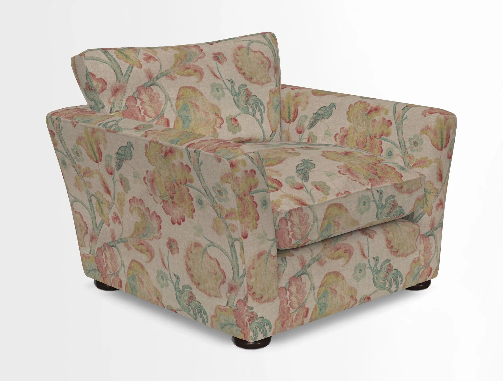 Aldeburgh Chair in Two Tone Plain Biscuit