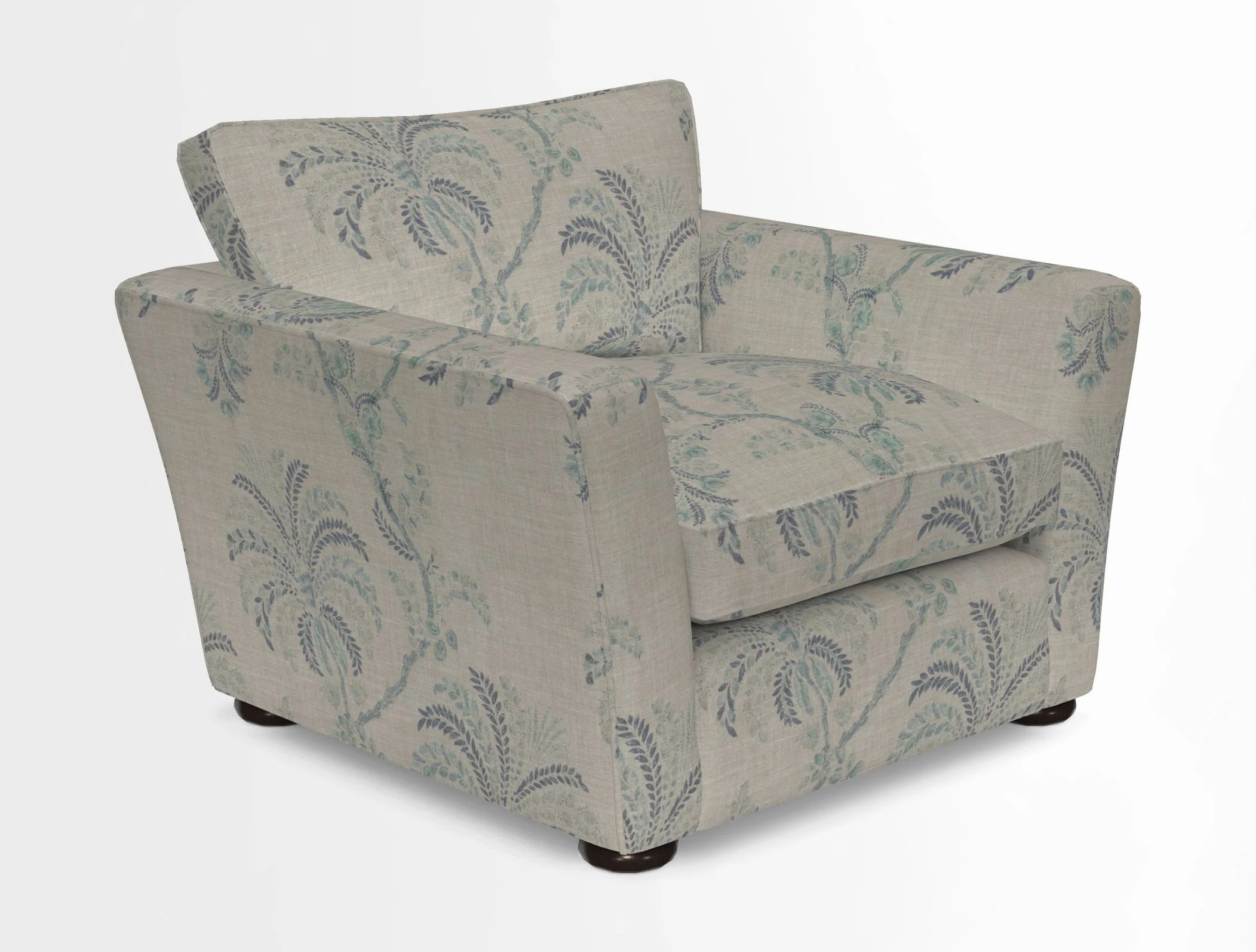 Aldeburgh Chair in Two Tone Plain Biscuit