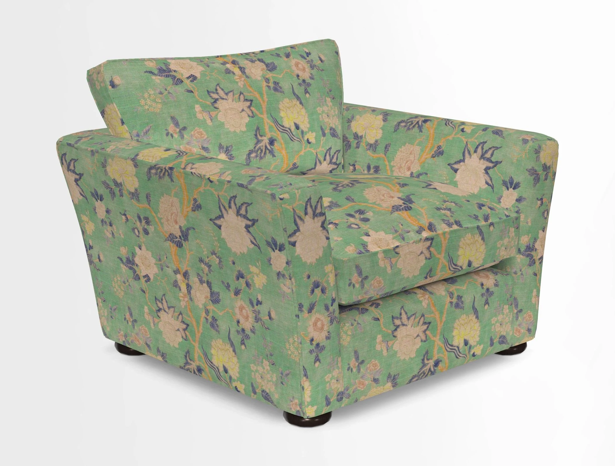 Aldeburgh Chair in Two Tone Plain Biscuit