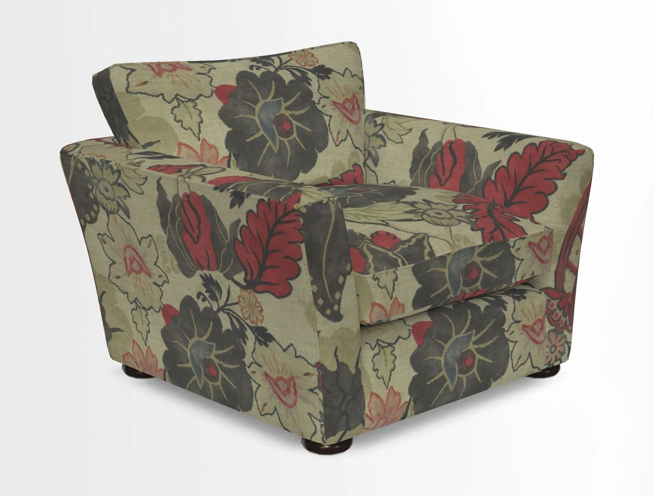 Aldeburgh Chair in Two Tone Plain Biscuit