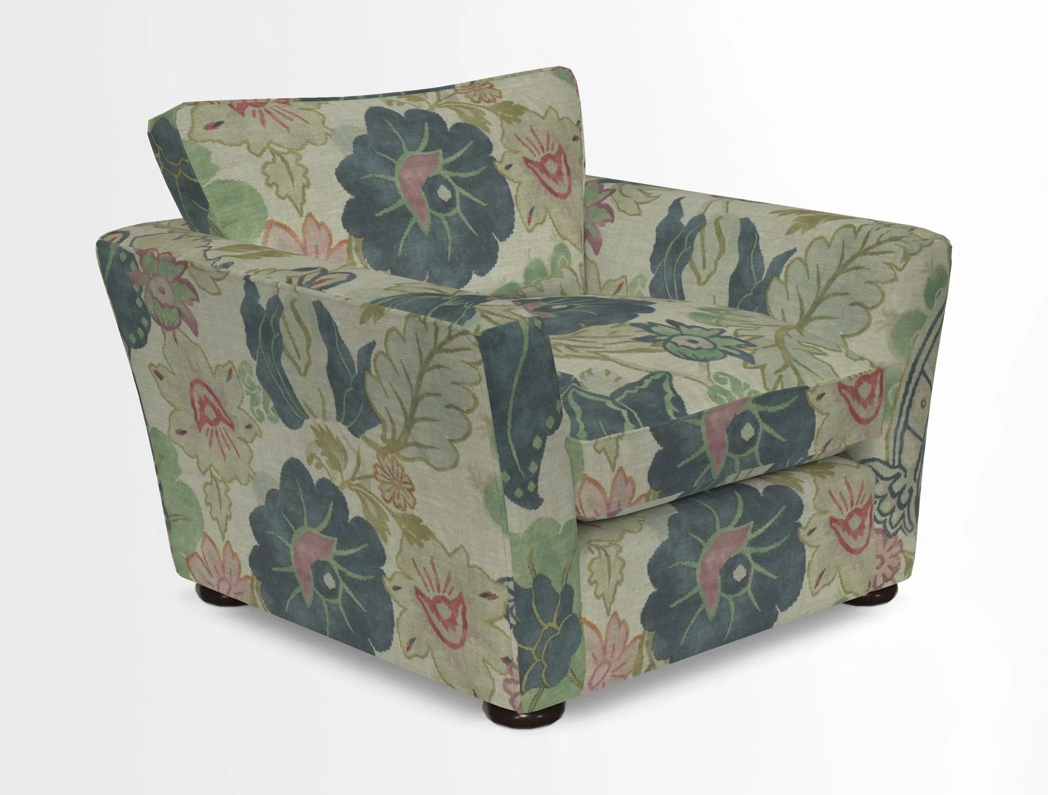 Aldeburgh Chair in Two Tone Plain Biscuit