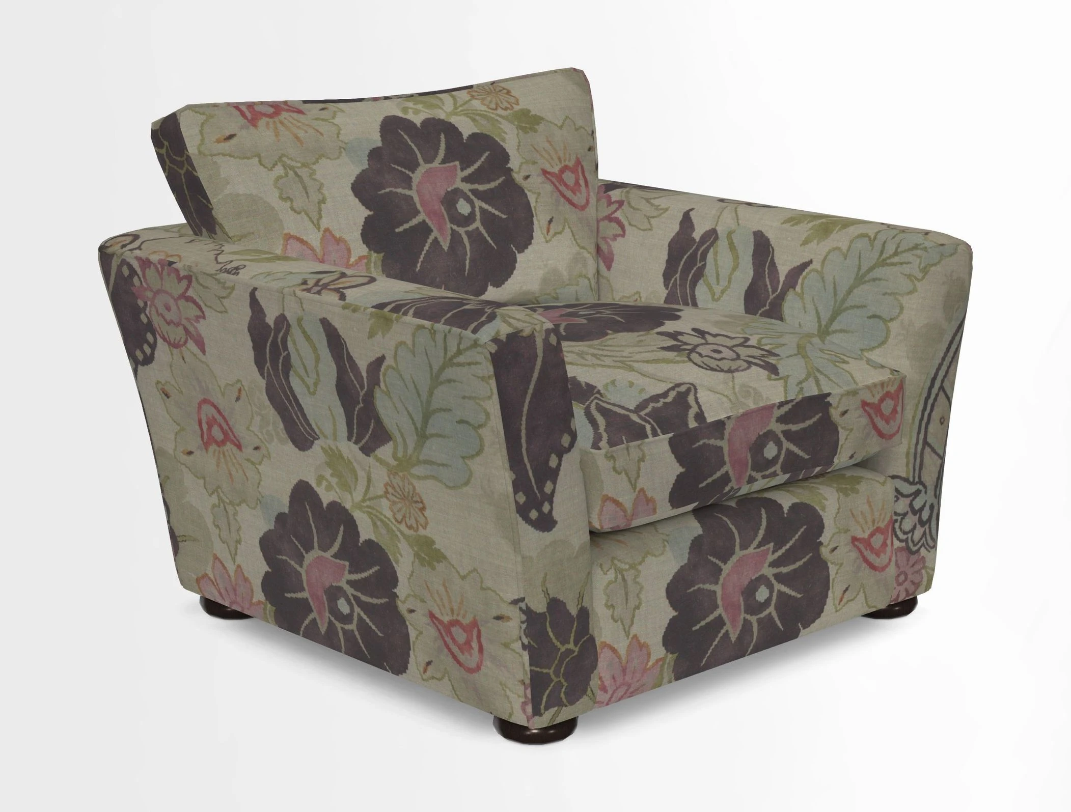 Aldeburgh Chair in Two Tone Plain Biscuit
