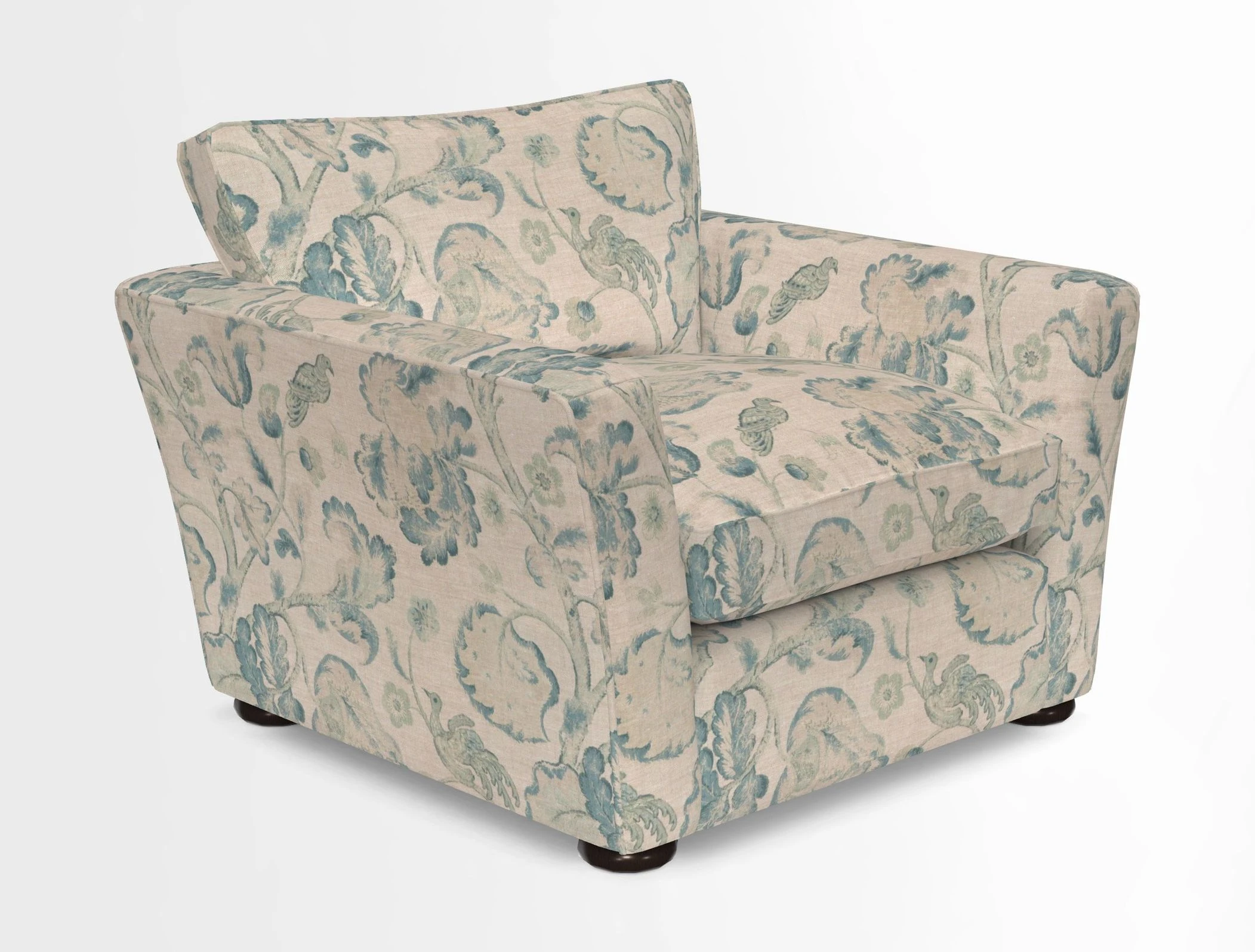 Aldeburgh Chair in Two Tone Plain Biscuit