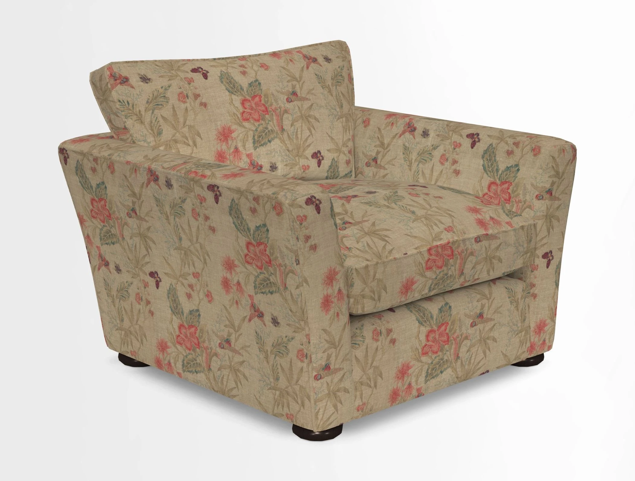 Aldeburgh Chair in Two Tone Plain Biscuit