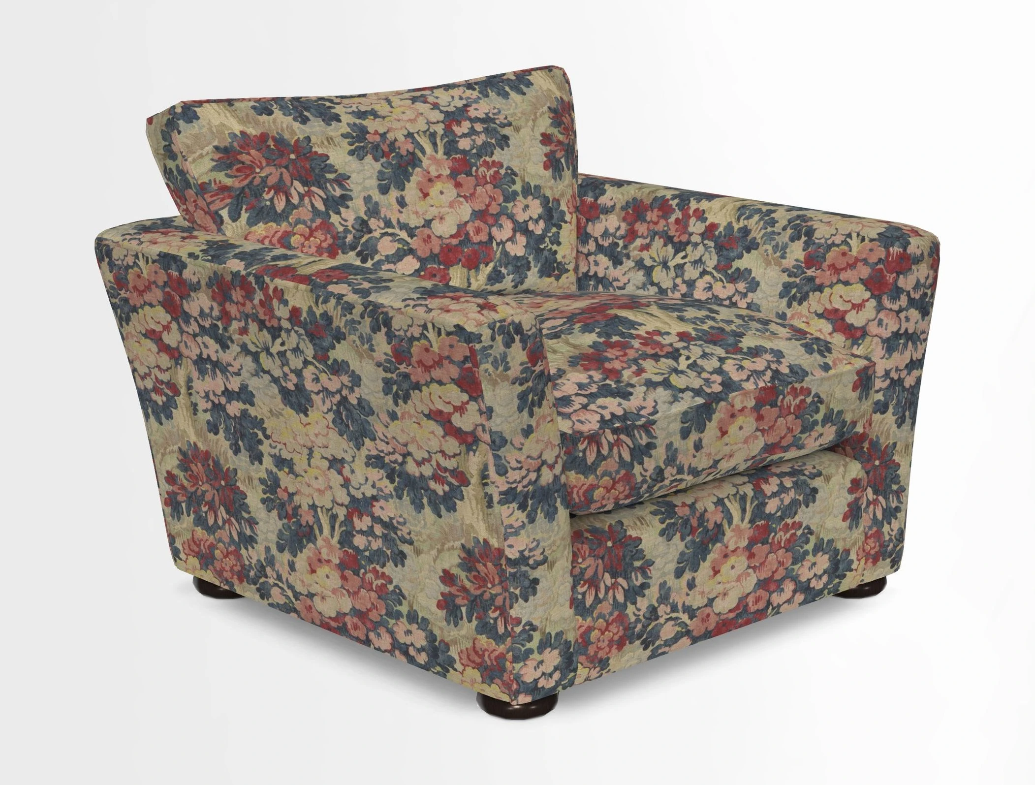 Aldeburgh Chair in Two Tone Plain Biscuit