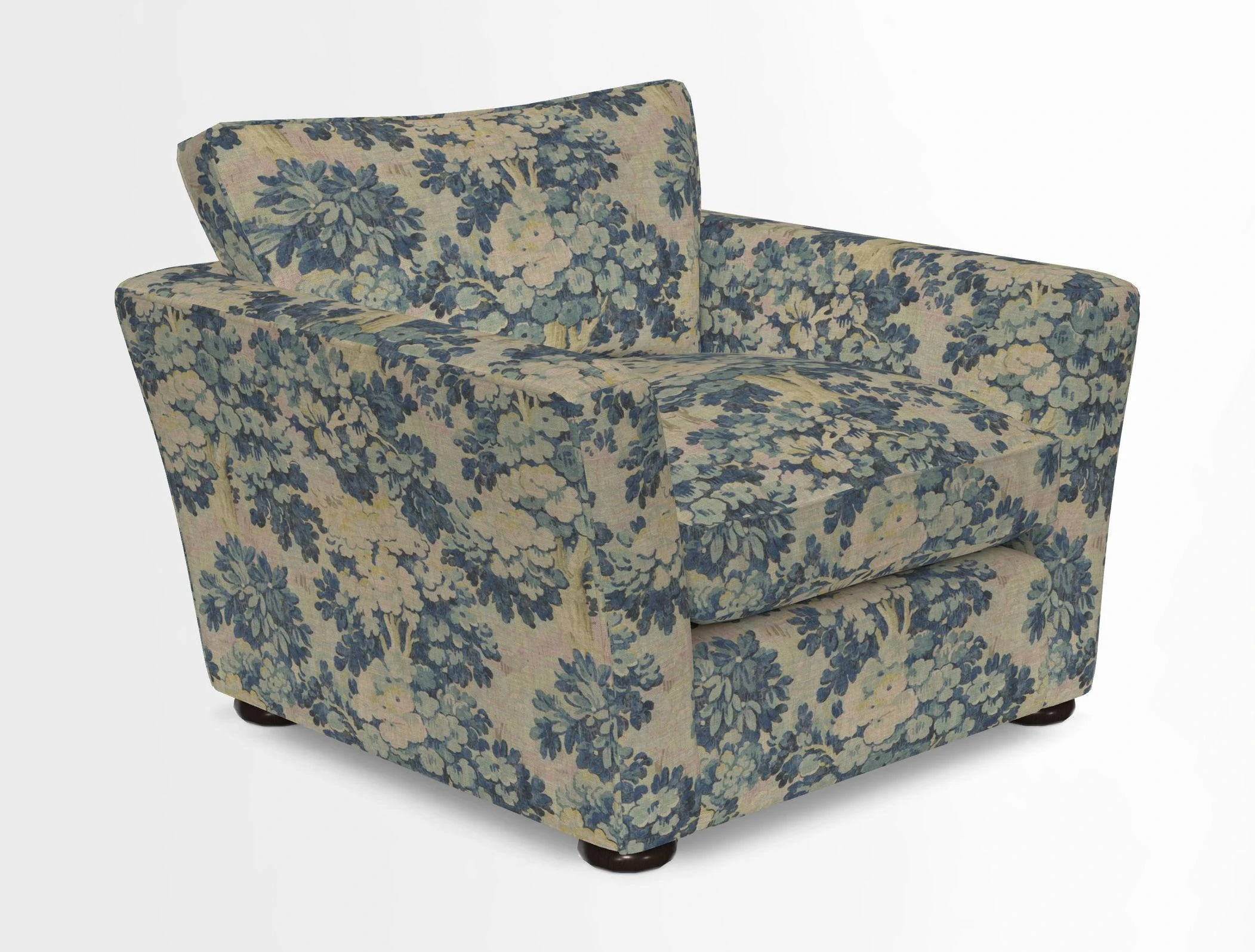 Aldeburgh Chair in Two Tone Plain Biscuit