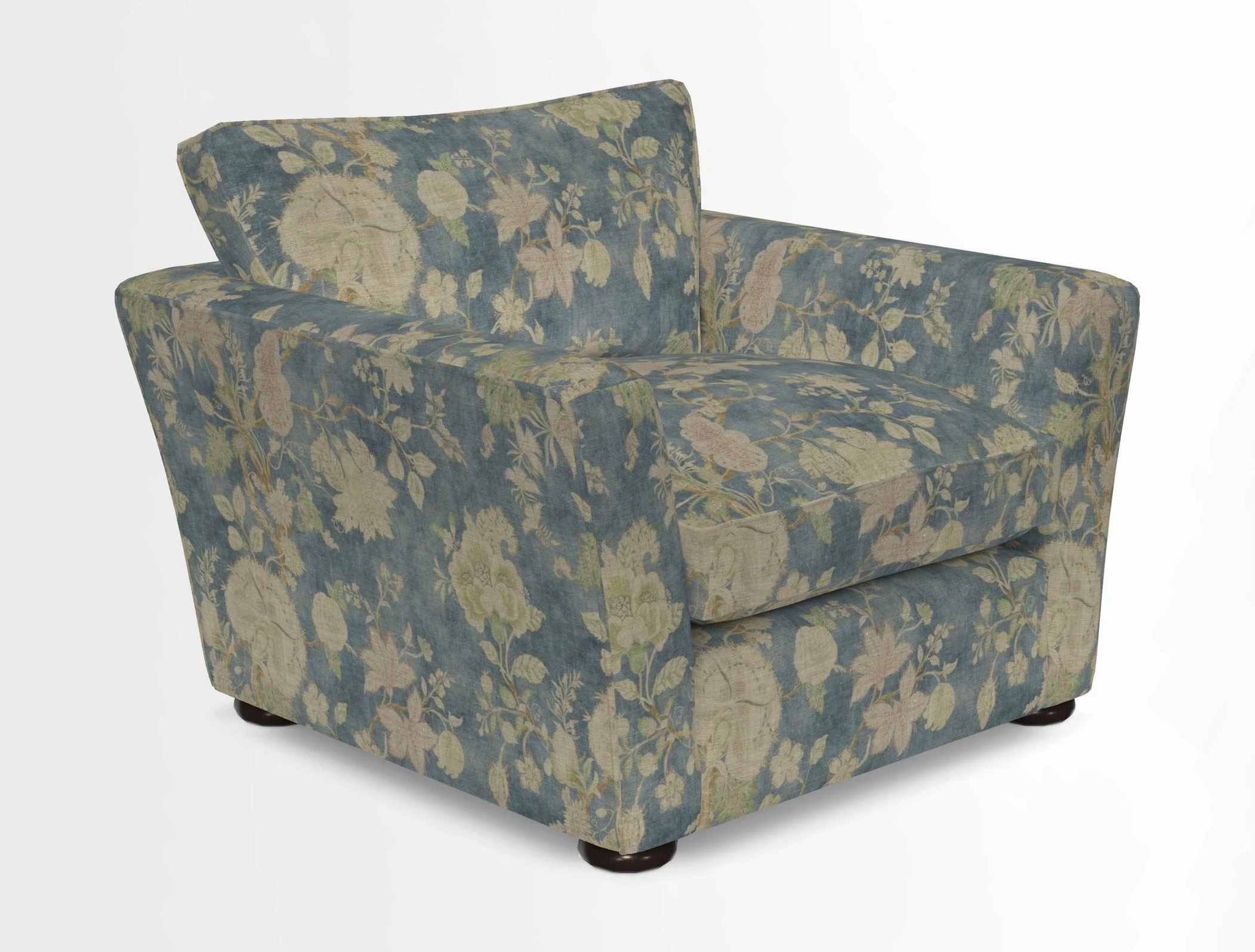 Aldeburgh Chair in Two Tone Plain Biscuit