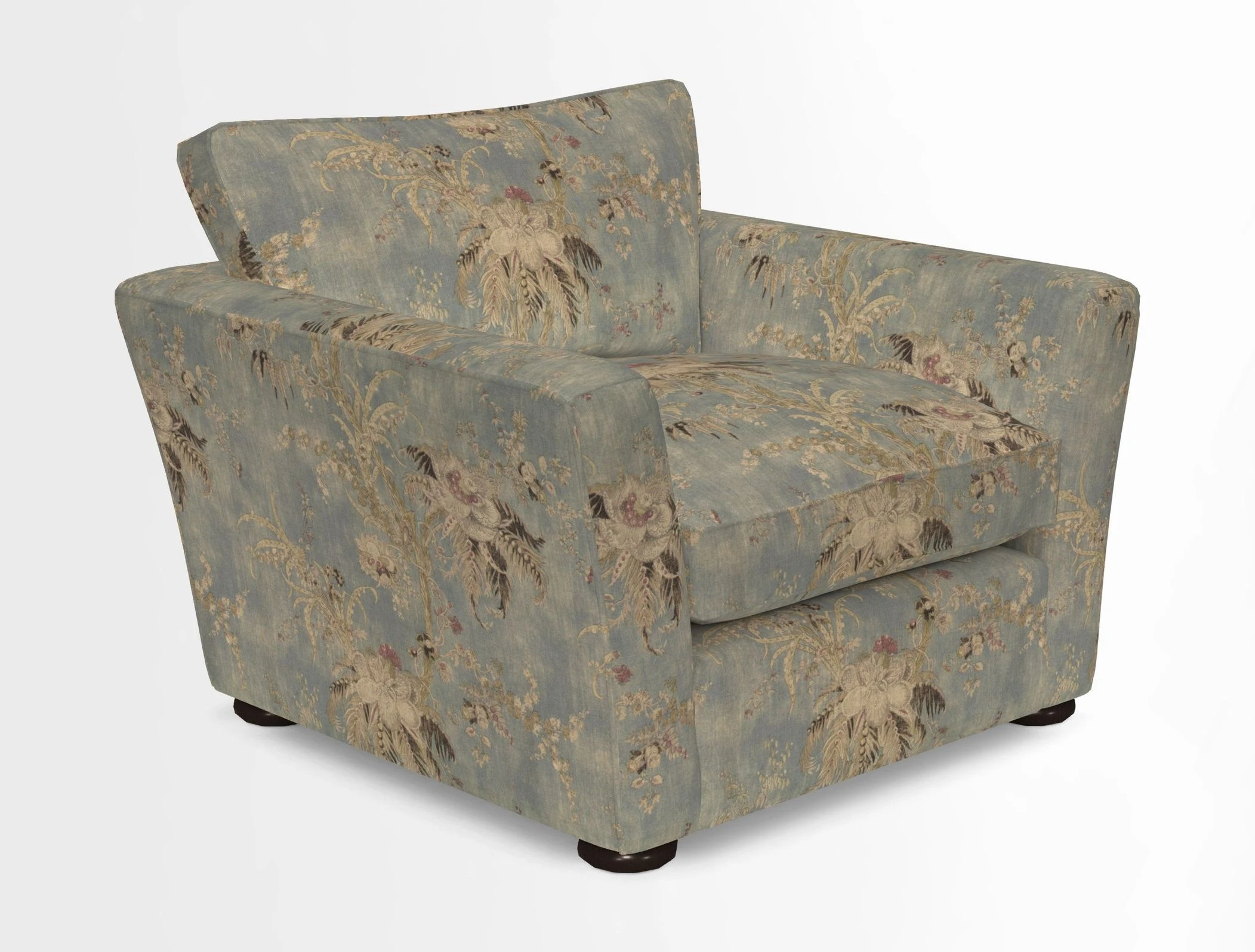 Aldeburgh Chair in Two Tone Plain Biscuit