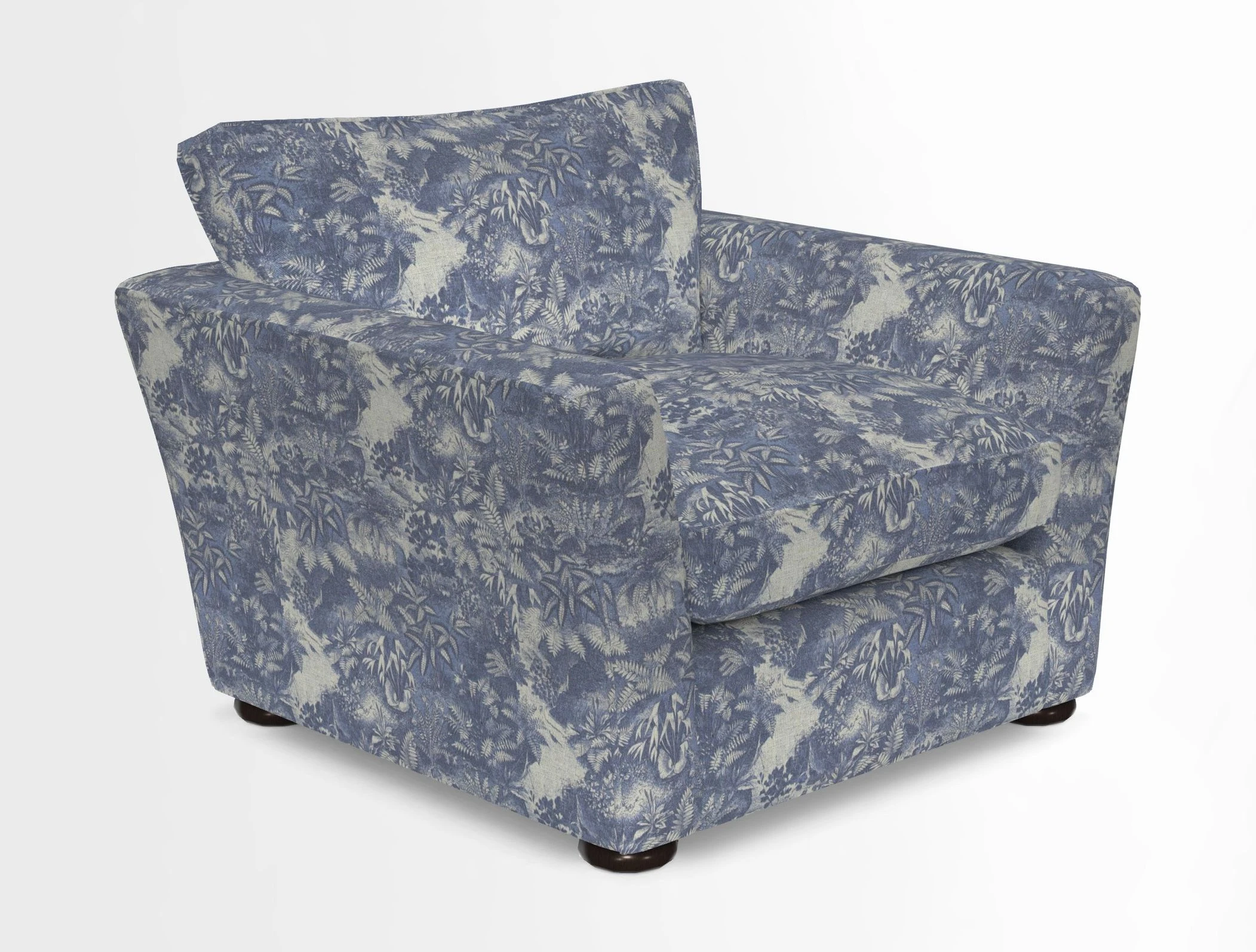 Aldeburgh Chair in Two Tone Plain Biscuit