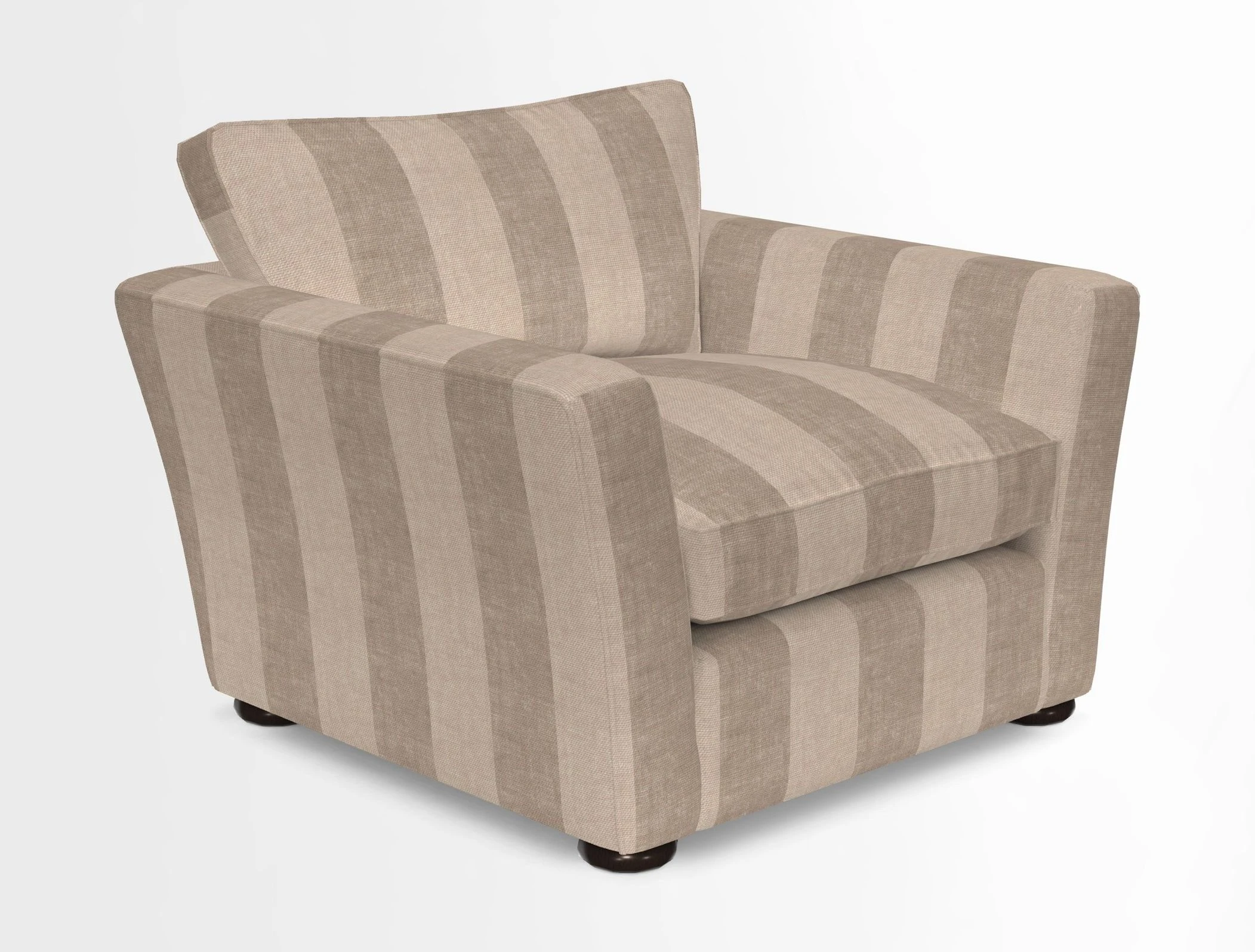 Aldeburgh Chair in Two Tone Plain Biscuit