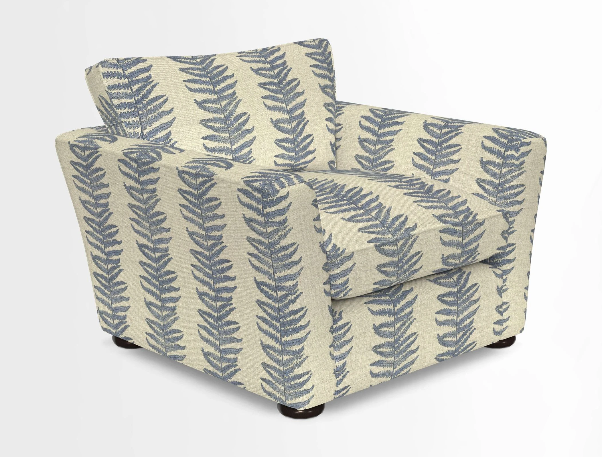 Aldeburgh Chair in Two Tone Plain Biscuit
