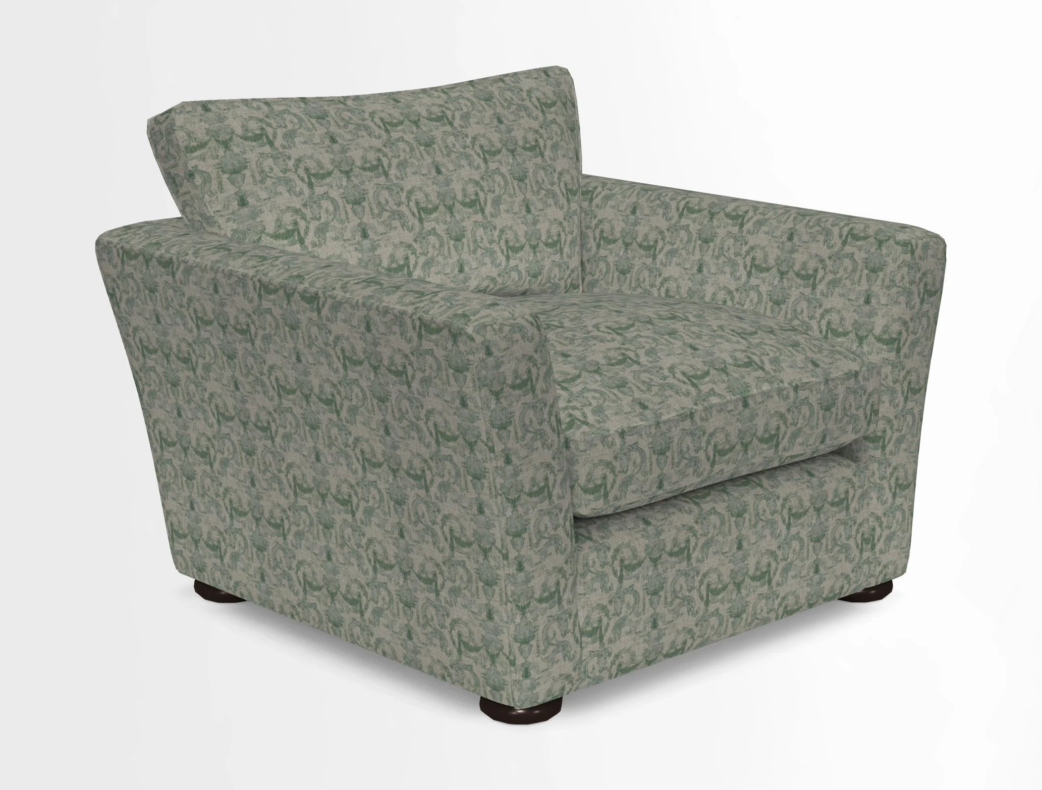 Aldeburgh Chair in Two Tone Plain Biscuit