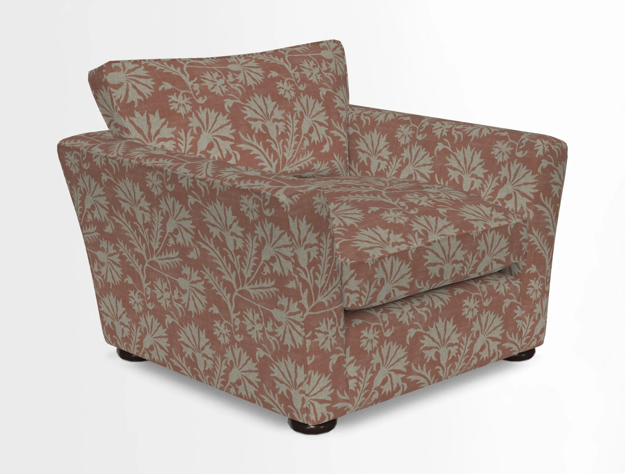 Aldeburgh Chair in Two Tone Plain Biscuit