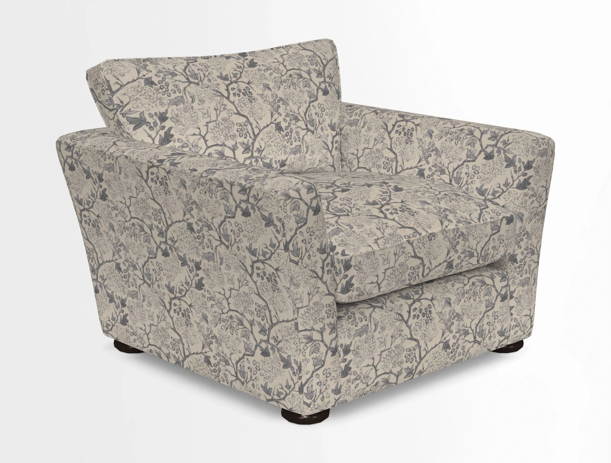 Aldeburgh Chair in Two Tone Plain Biscuit