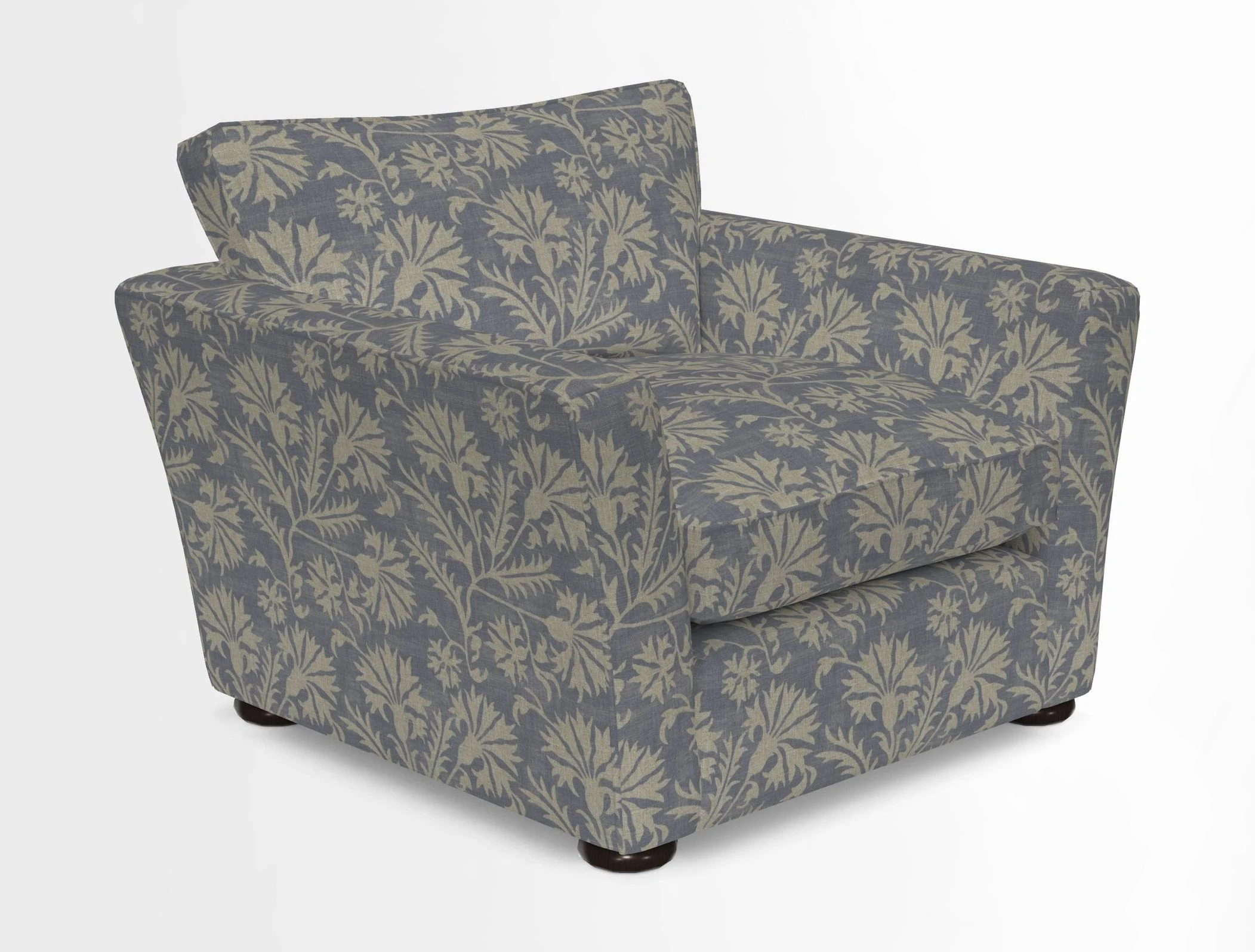 Aldeburgh Chair in Two Tone Plain Biscuit