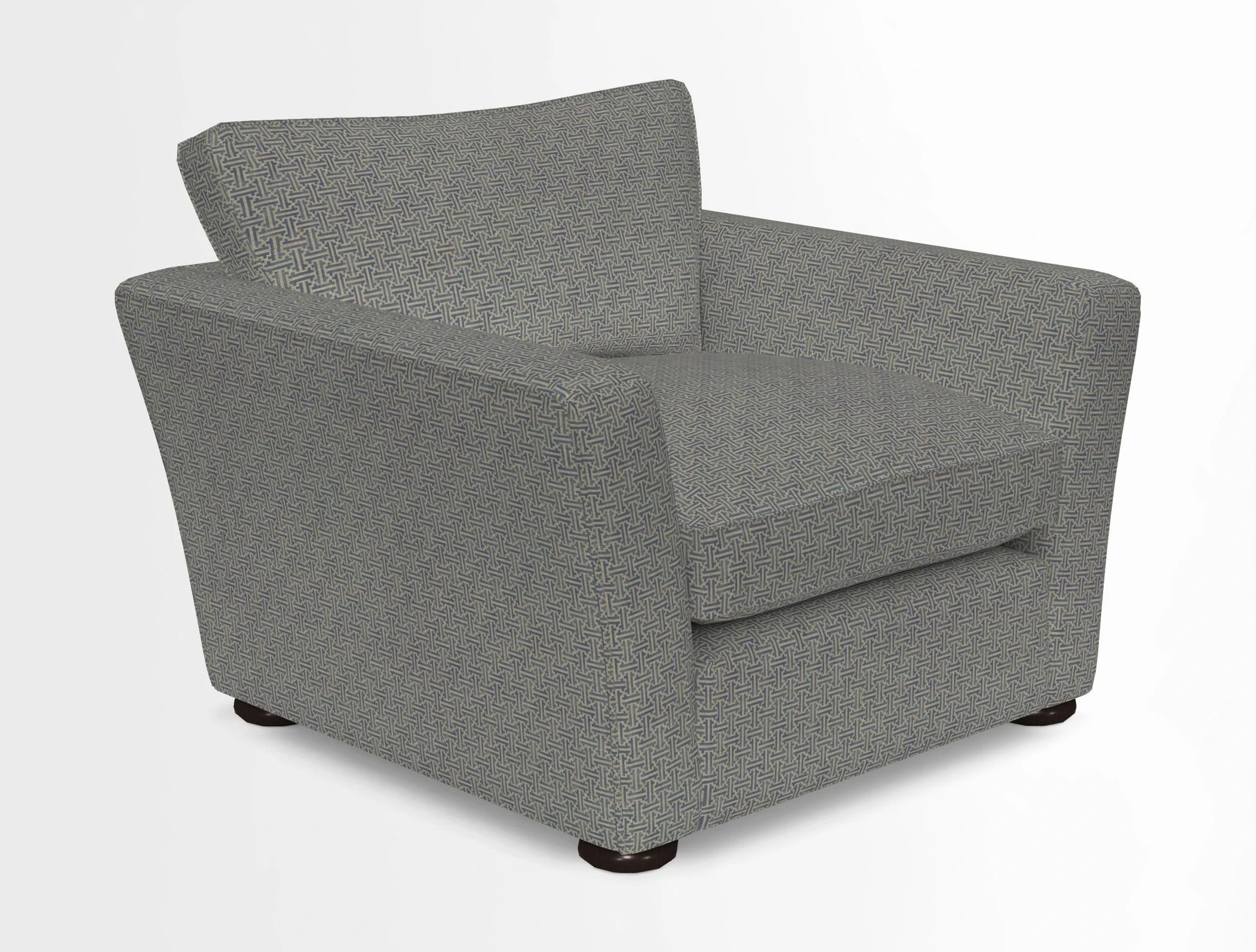 Aldeburgh Chair in Two Tone Plain Biscuit