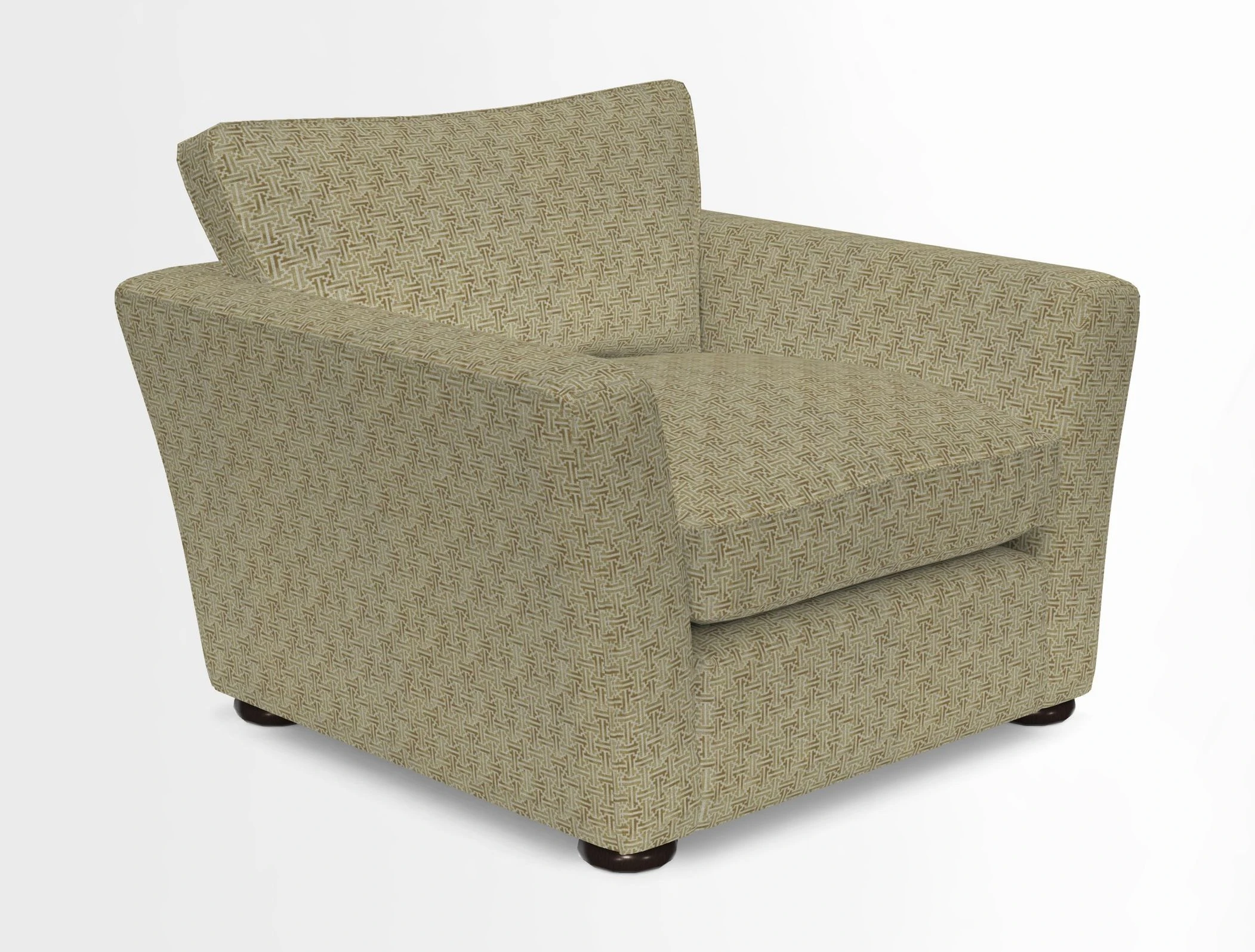 Aldeburgh Chair in Two Tone Plain Biscuit
