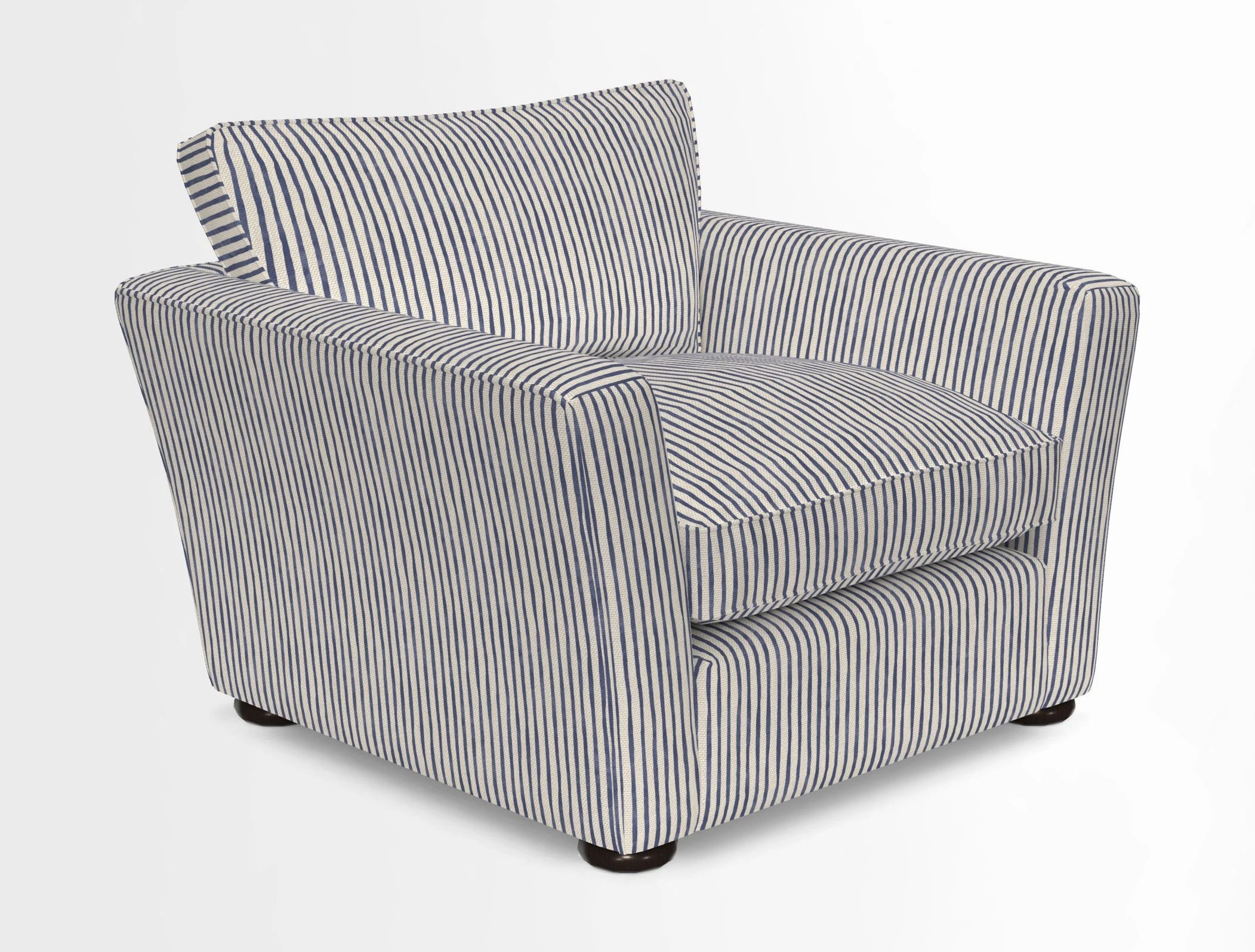 Aldeburgh Chair in Two Tone Plain Biscuit
