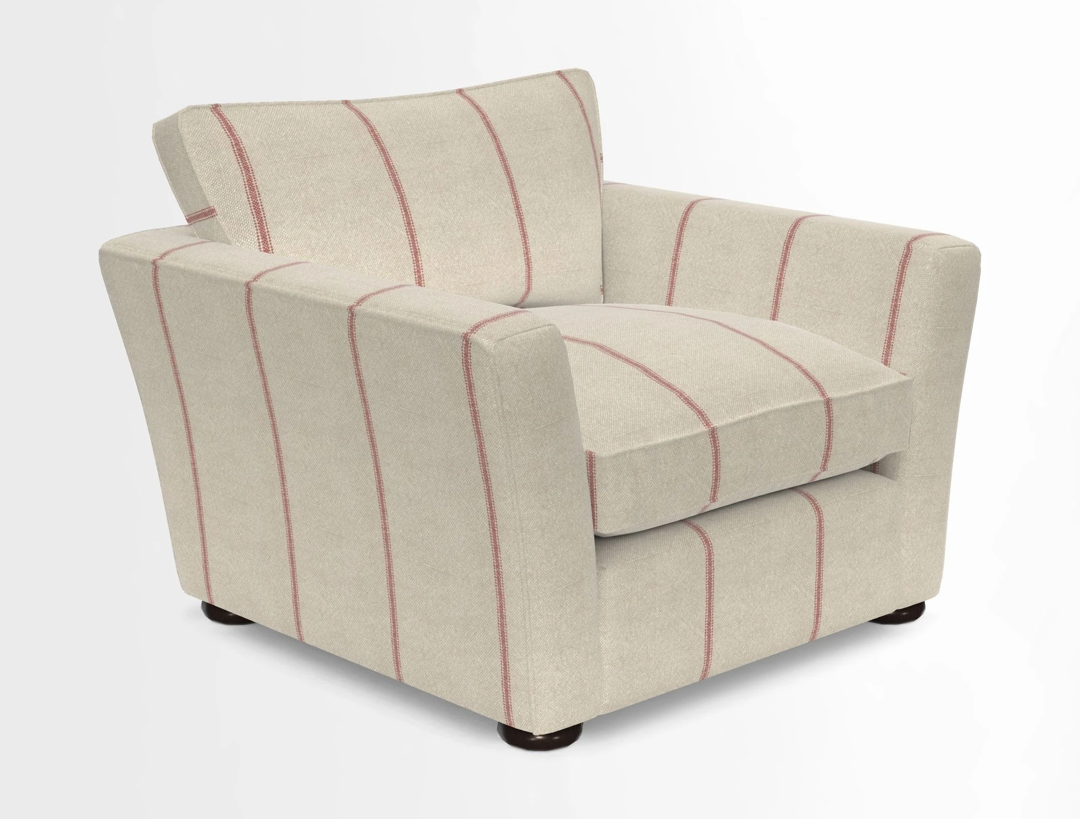 Aldeburgh Chair in Two Tone Plain Biscuit