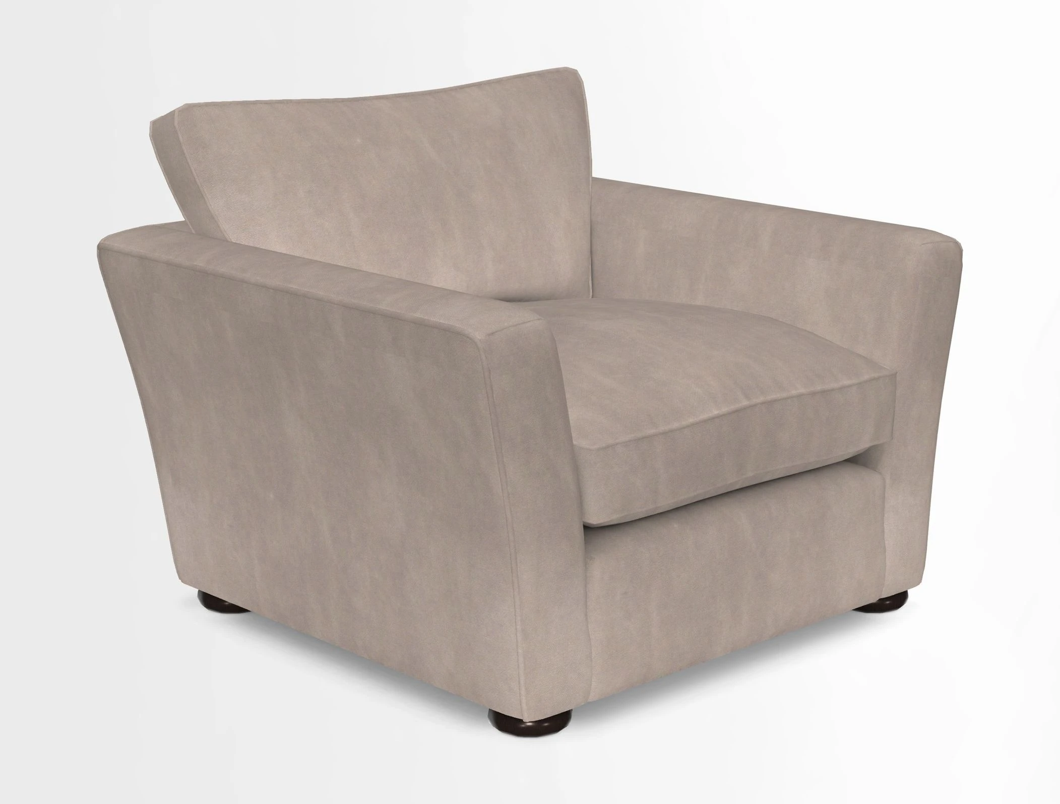 Aldeburgh Chair in Two Tone Plain Biscuit