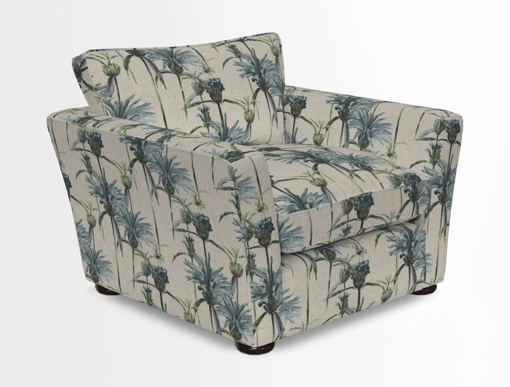 Aldeburgh Chair in Two Tone Plain Biscuit