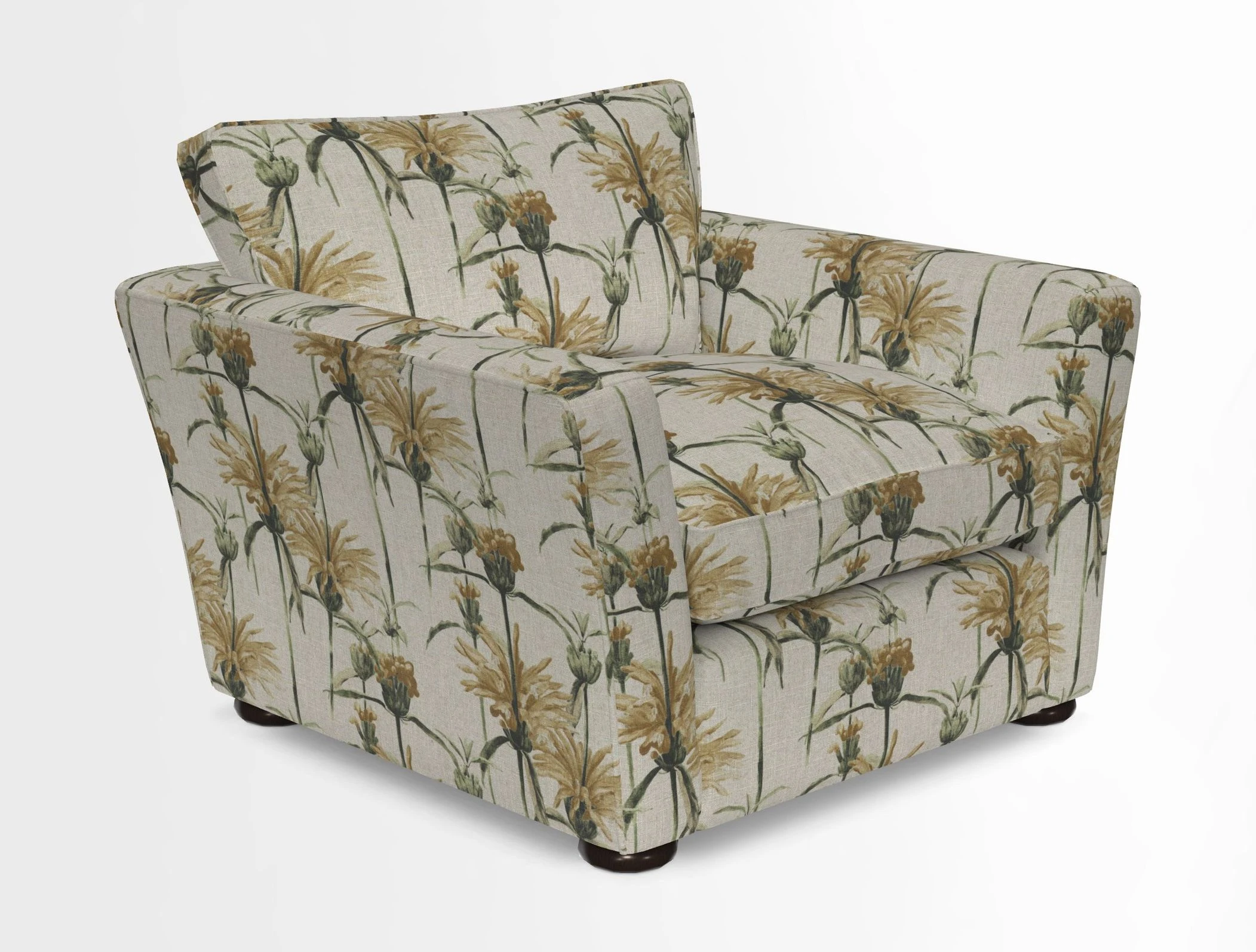 Aldeburgh Chair in Two Tone Plain Biscuit