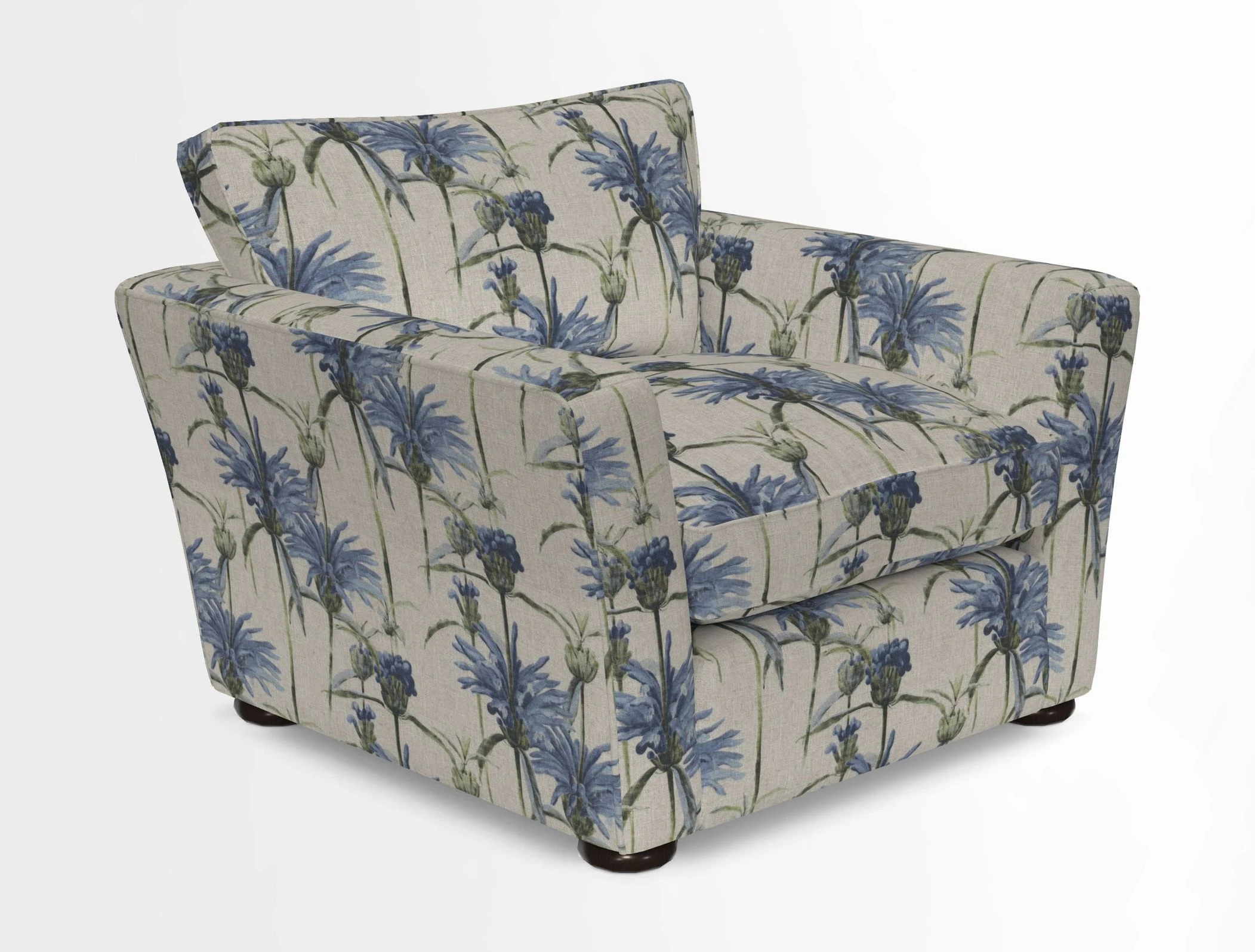Aldeburgh Chair in Two Tone Plain Biscuit