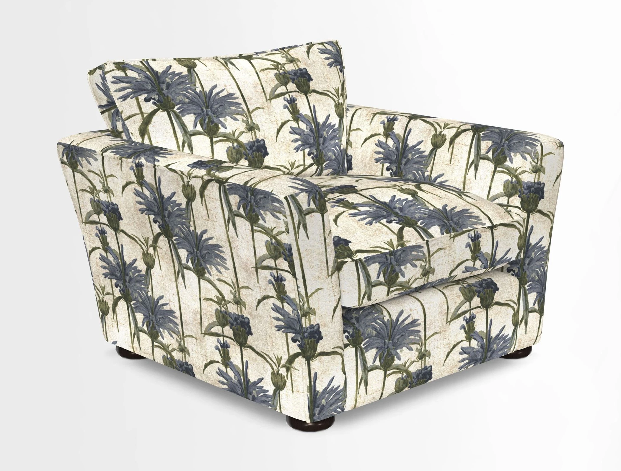 Aldeburgh Chair in Two Tone Plain Biscuit