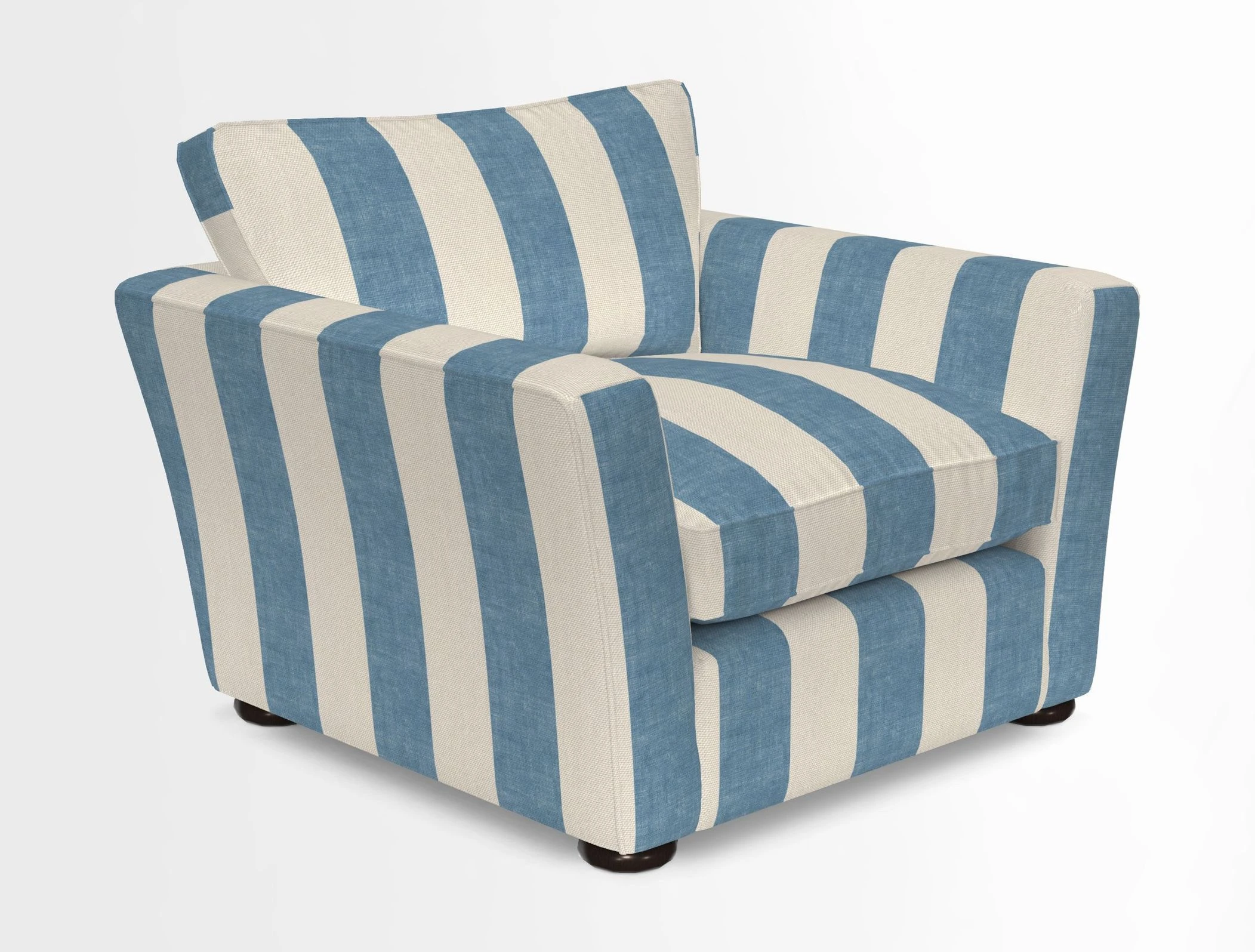 Aldeburgh Chair in Two Tone Plain Biscuit