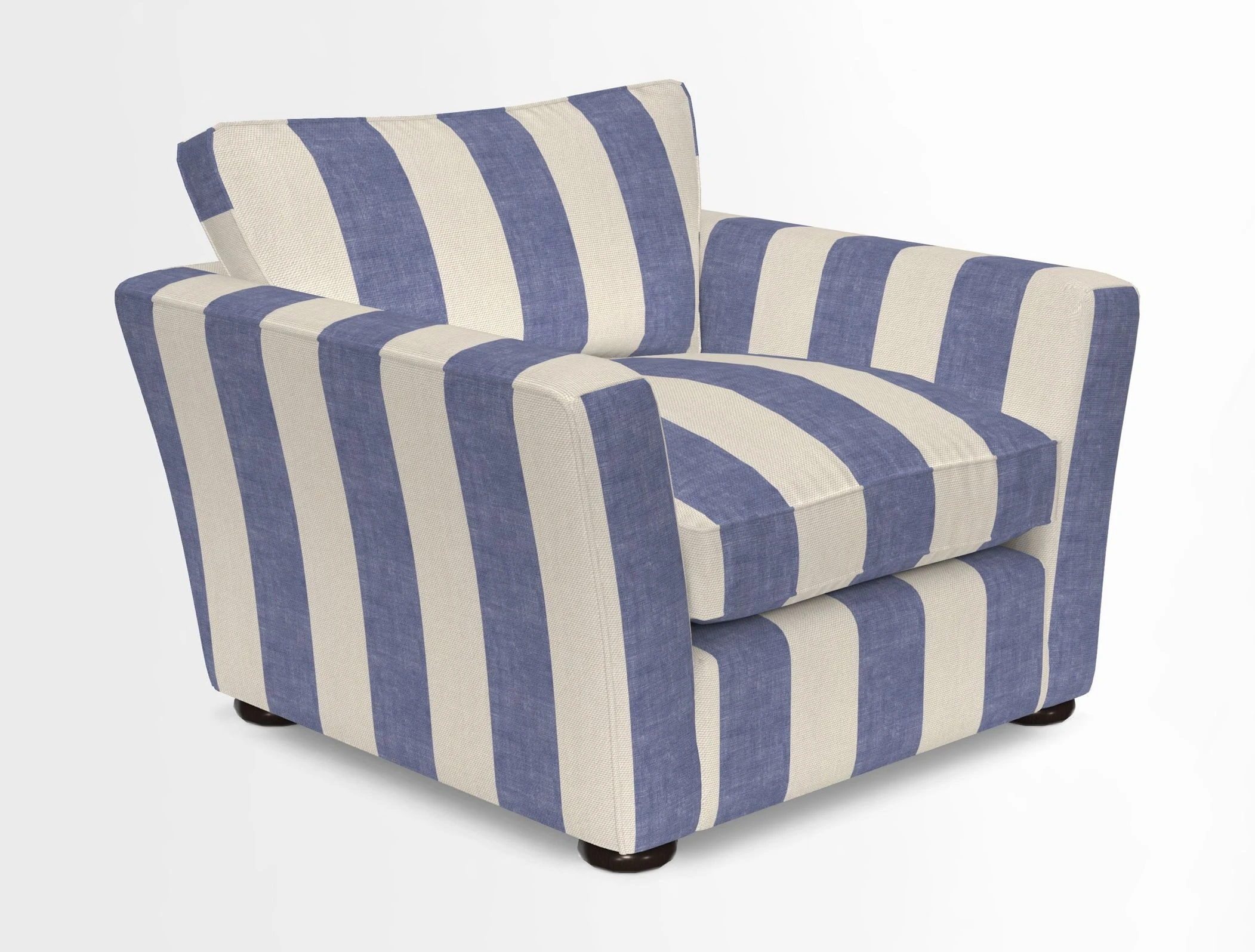 Aldeburgh Chair in Two Tone Plain Biscuit