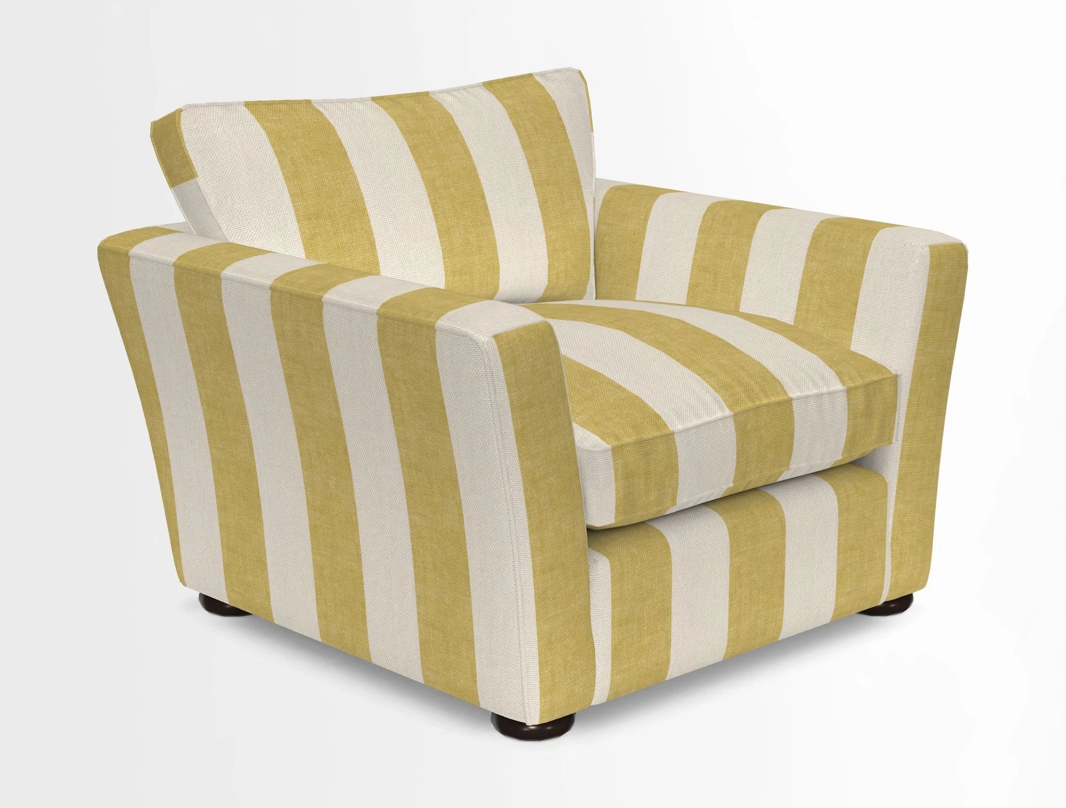 Aldeburgh Chair in Two Tone Plain Biscuit