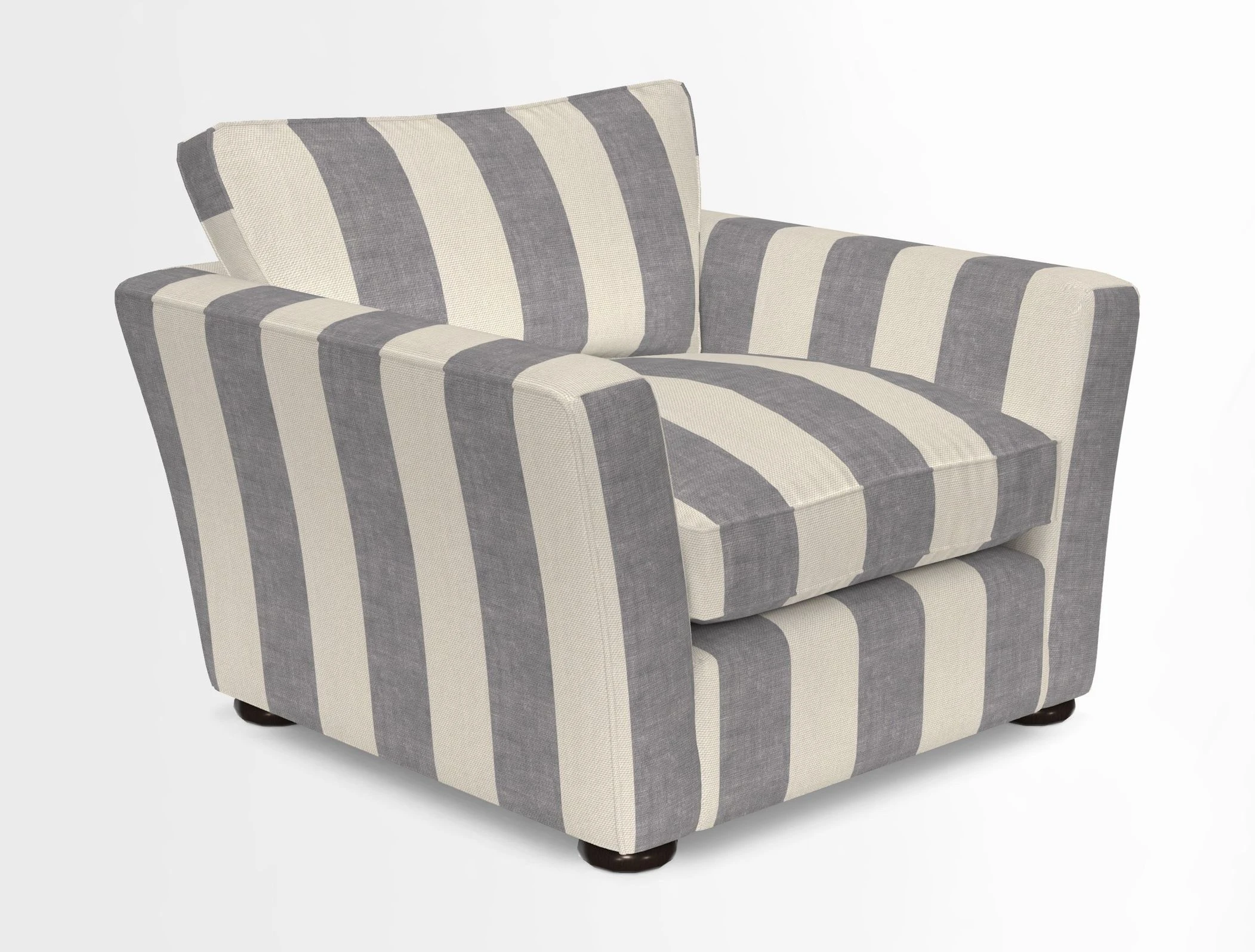 Aldeburgh Chair in Two Tone Plain Biscuit