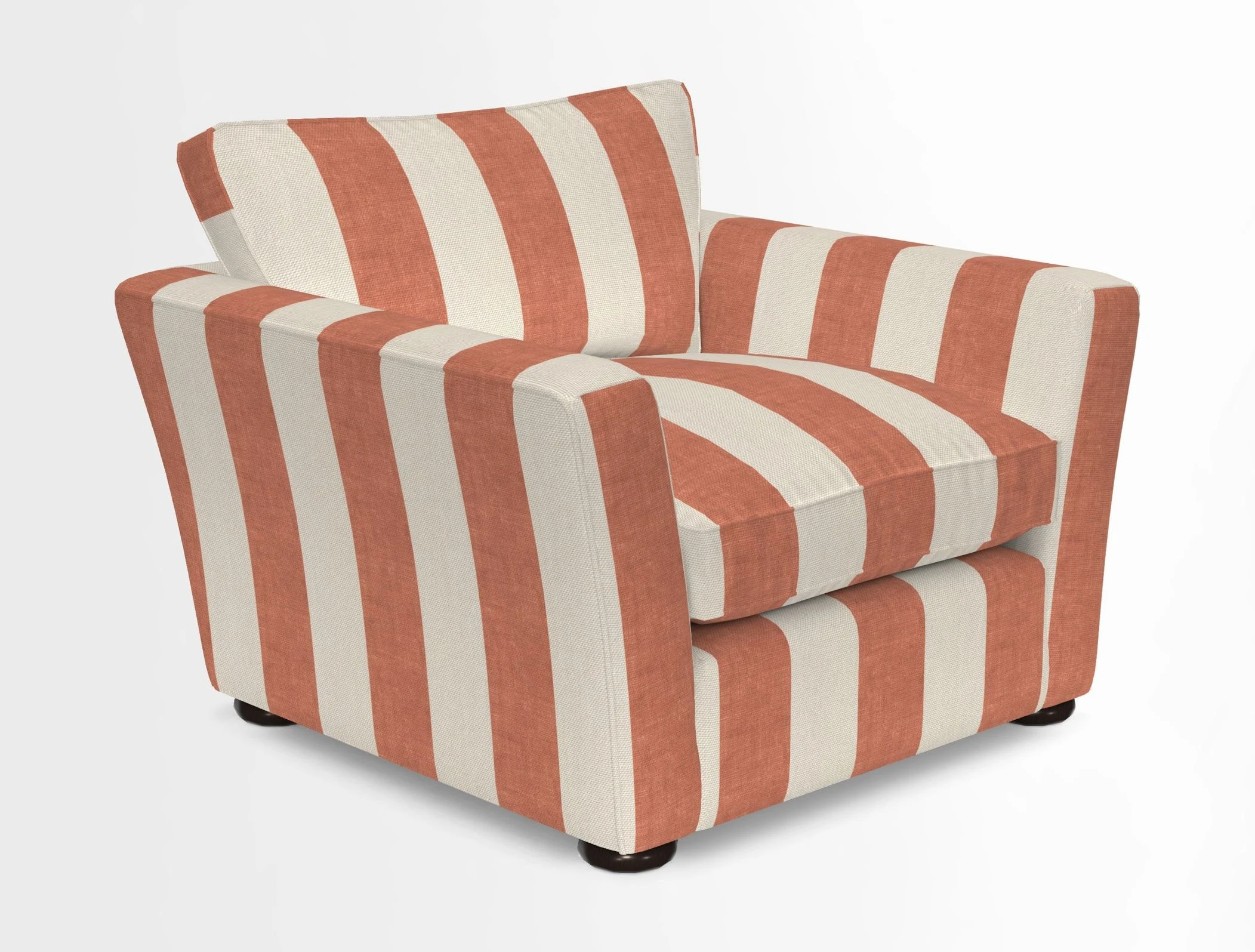 Aldeburgh Chair in Two Tone Plain Biscuit