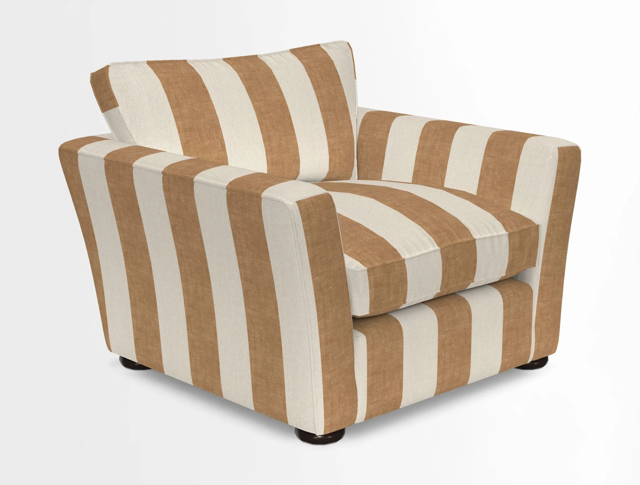 Aldeburgh Chair in Two Tone Plain Biscuit