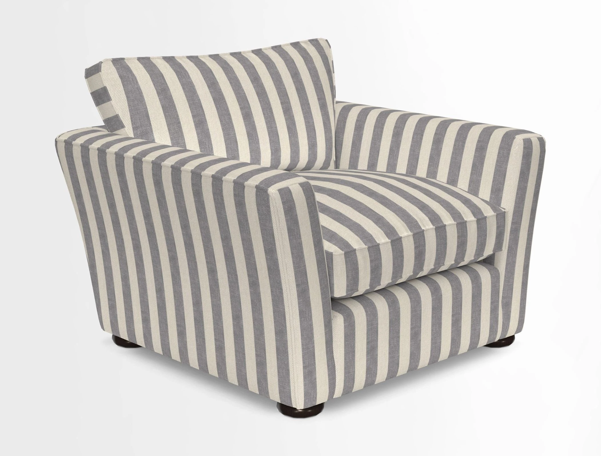 Aldeburgh Chair in Two Tone Plain Biscuit