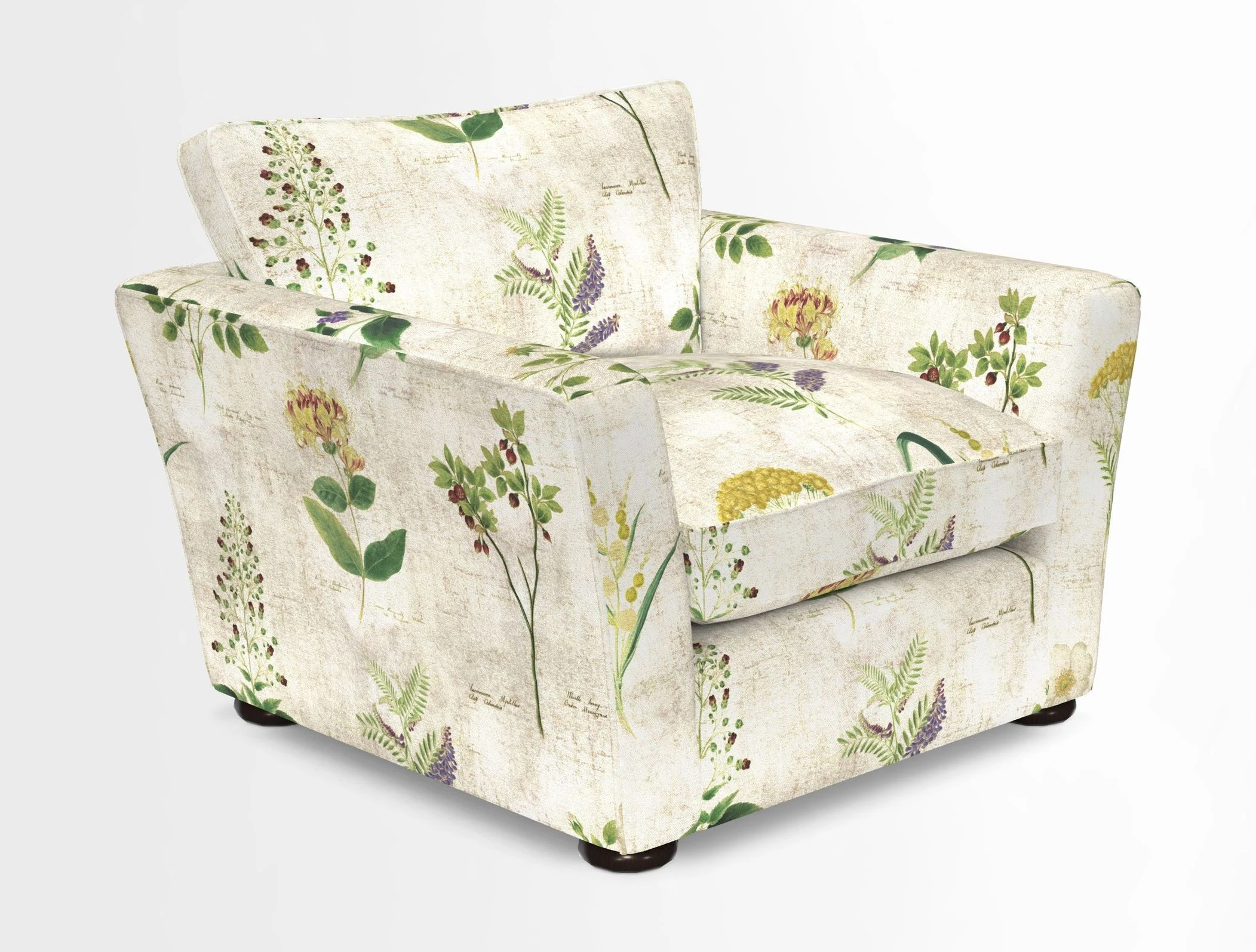 Aldeburgh Chair in Two Tone Plain Biscuit