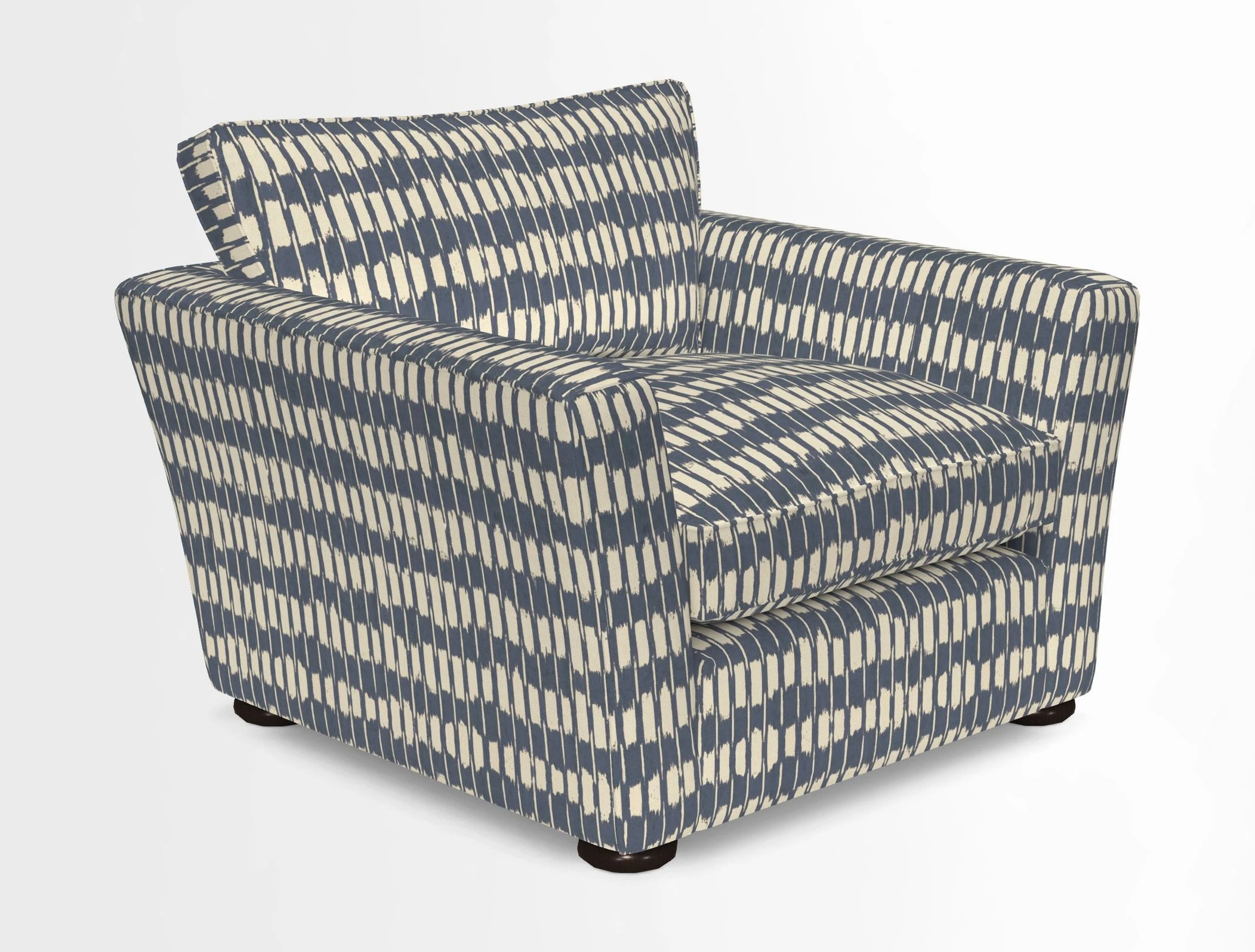 Aldeburgh Chair in Two Tone Plain Biscuit