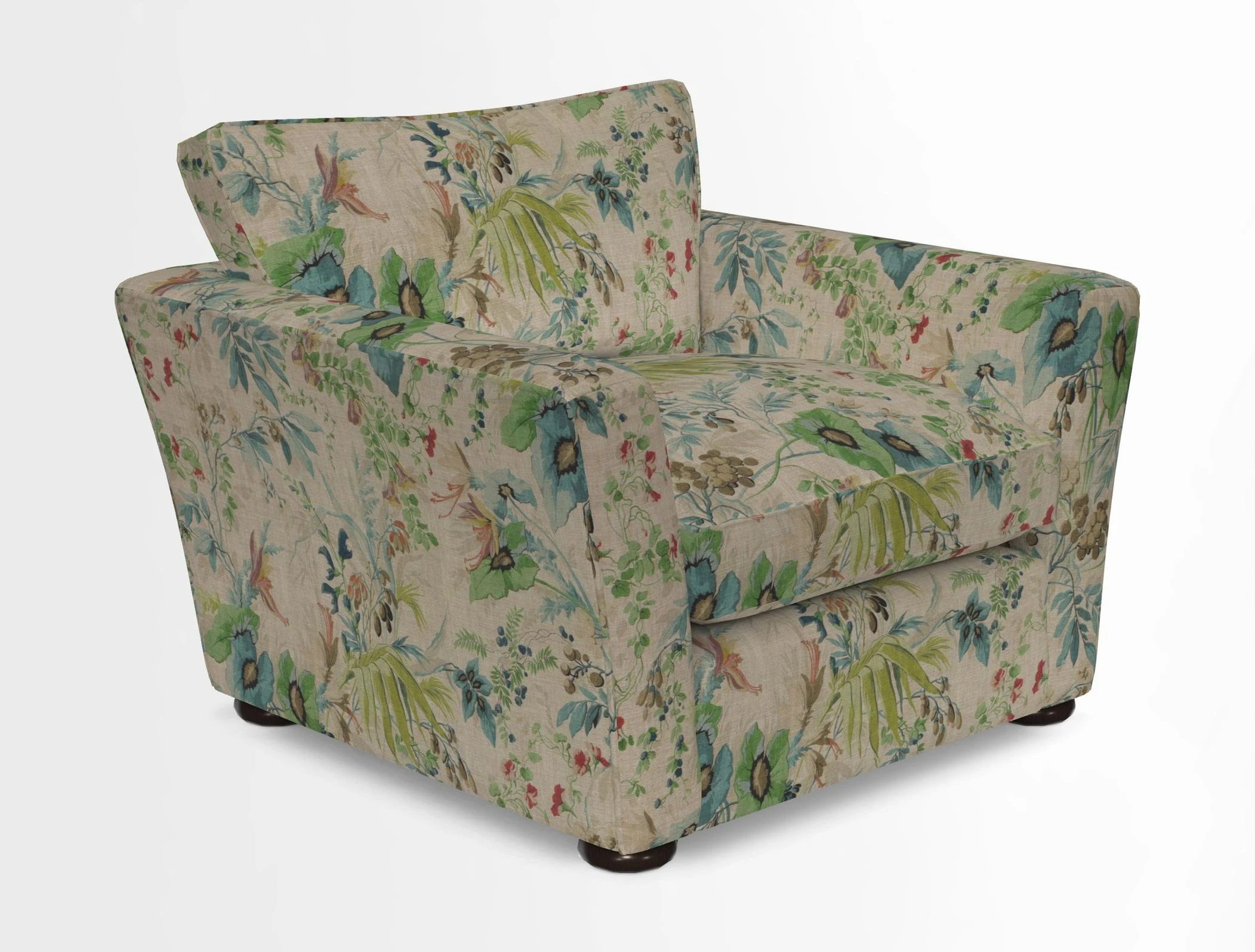 Aldeburgh Chair in Two Tone Plain Biscuit