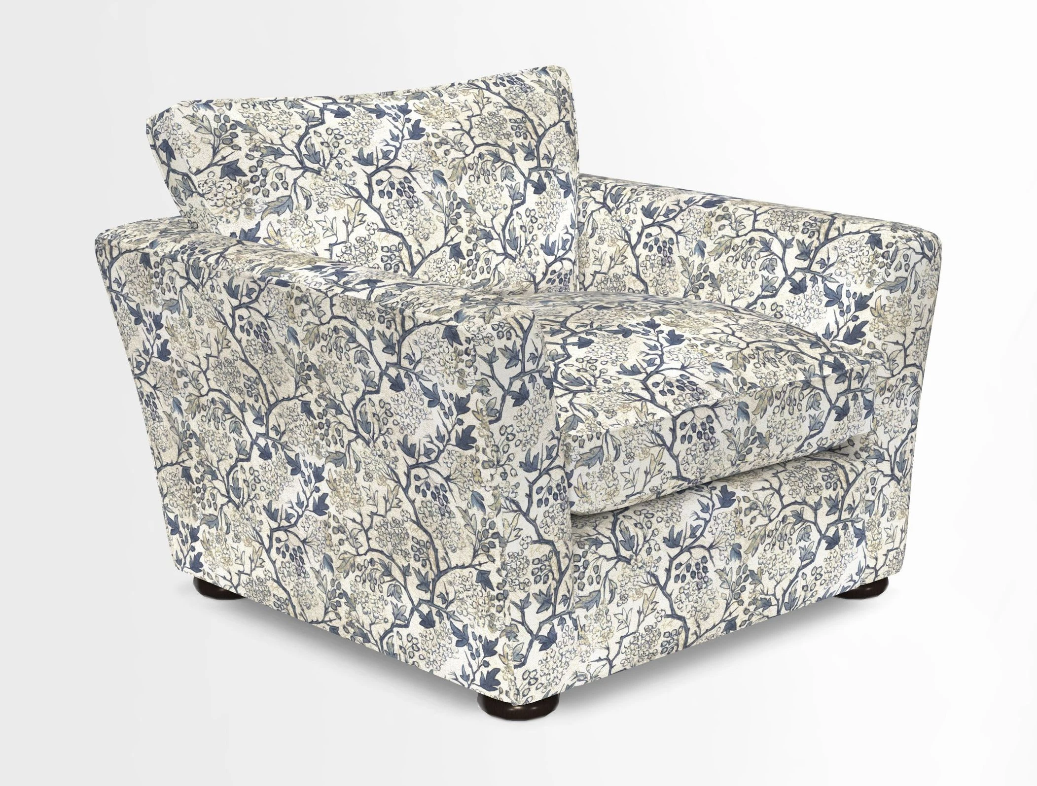 Aldeburgh Chair in Two Tone Plain Biscuit